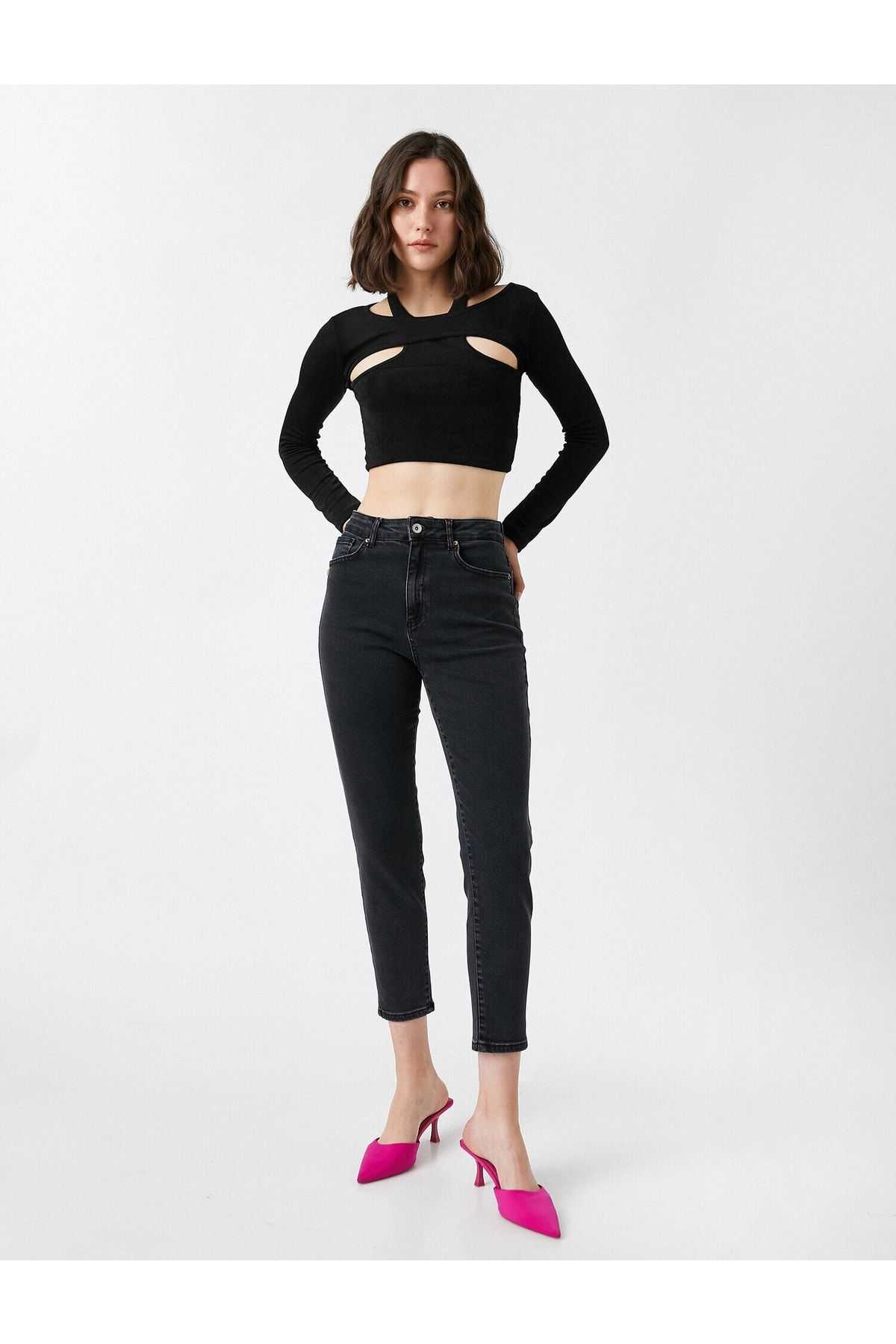 Slim Fit Jeans High Waist - Slim Fit Jean