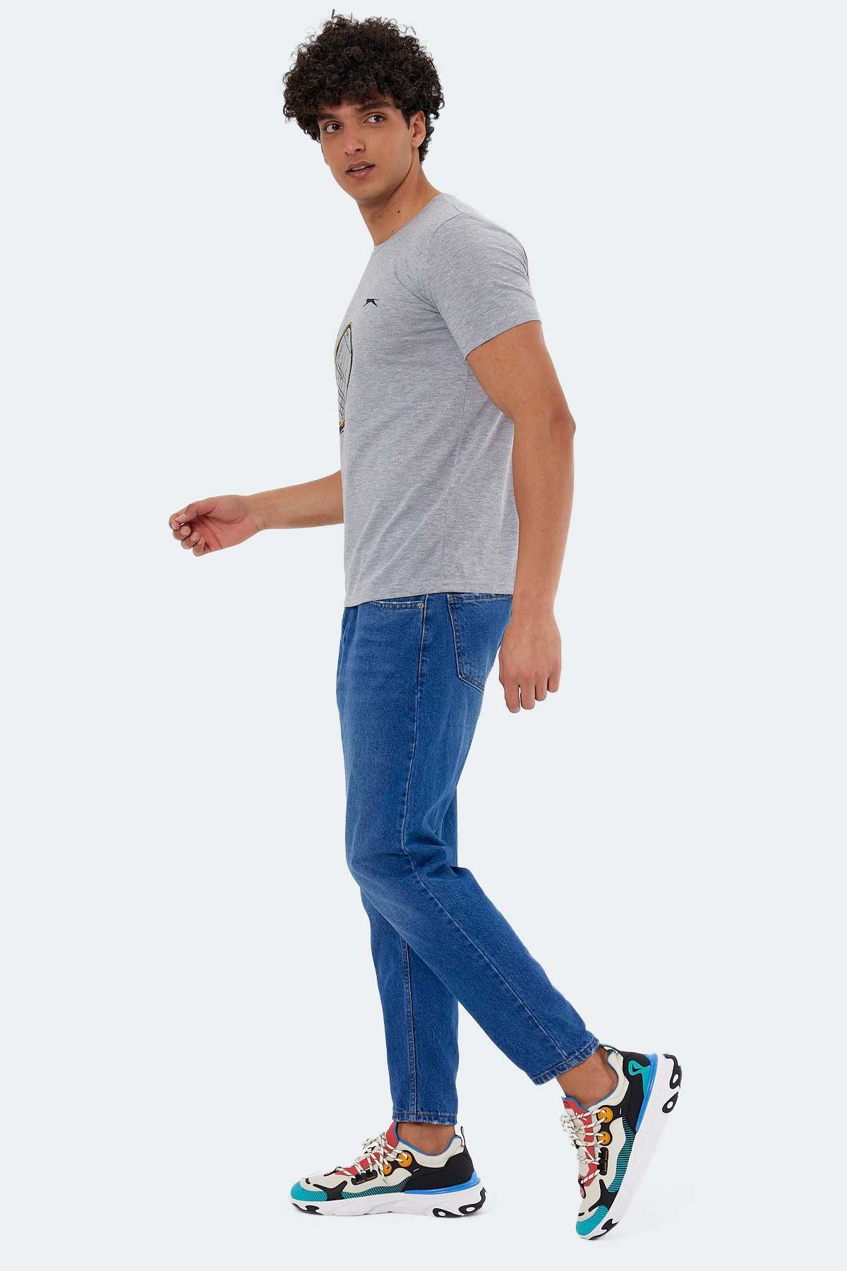 تیشرت مردانه کاتون خاکستری