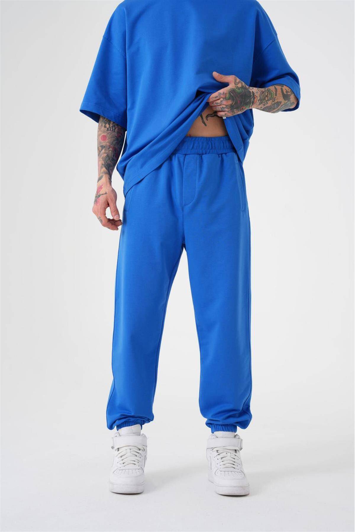 شلوار ورزشی ساده مردانه نارنجی جوگر