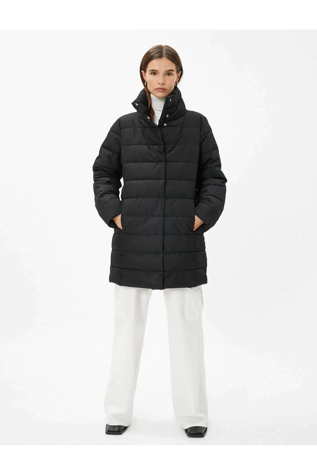 بست یقه پایه ژاکت پف دار Relax Fit