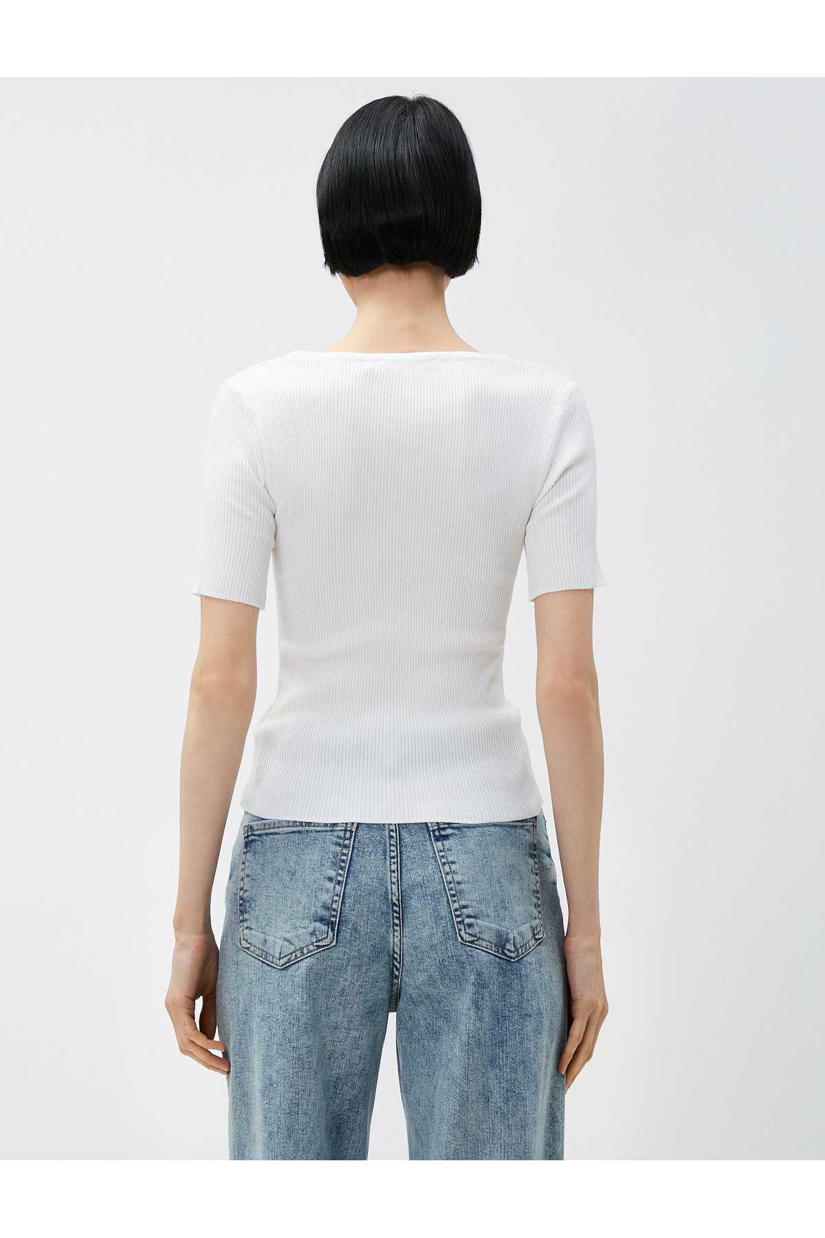 ژاکت بافتنی آستین کوتاه