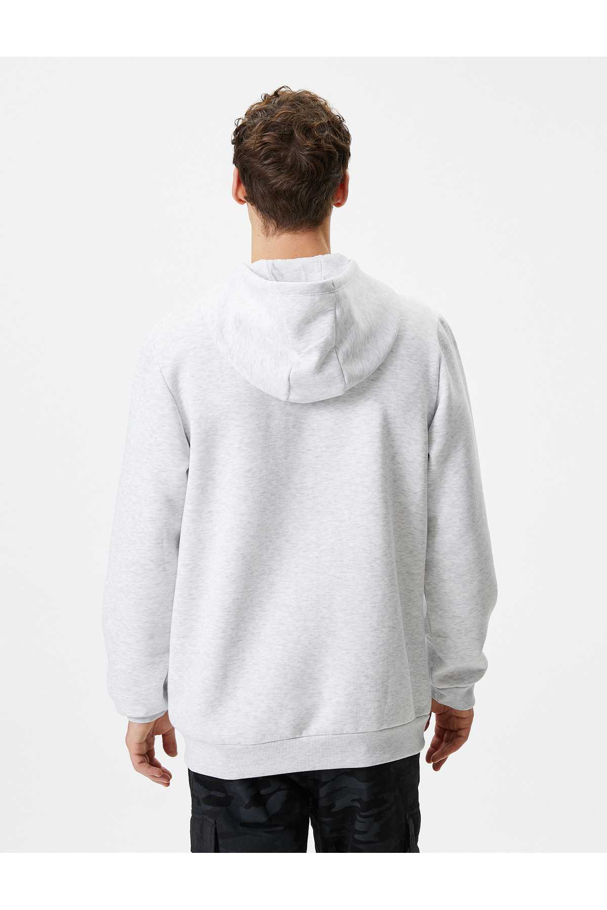 سویشرت کلاهدار جیبی کانگورو آستین بلند