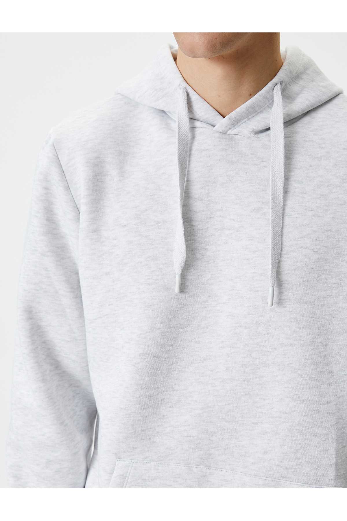 سویشرت کلاهدار جیبی کانگورو آستین بلند