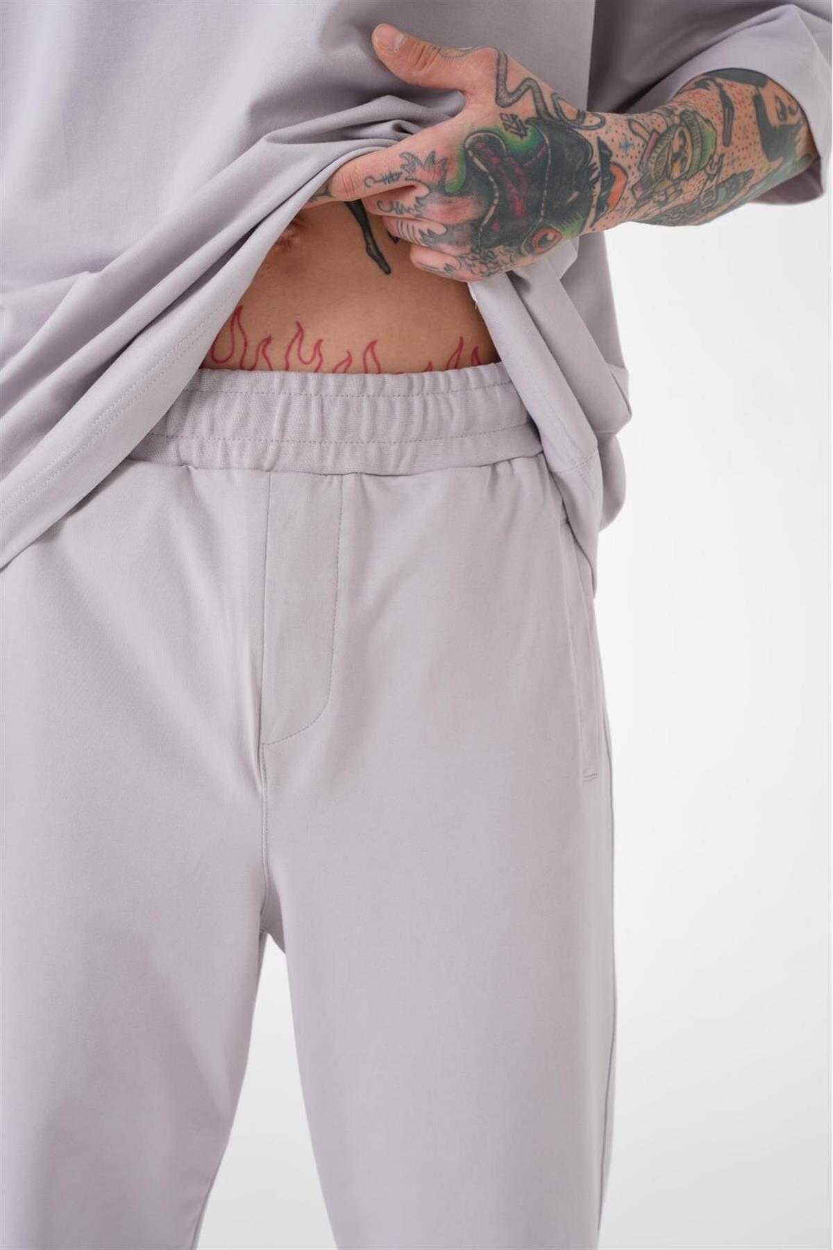 شلوار ورزشی ساده مردانه نارنجی جوگر