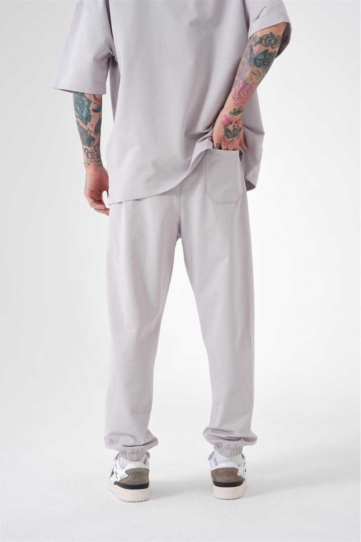 شلوار ورزشی ساده مردانه نارنجی جوگر