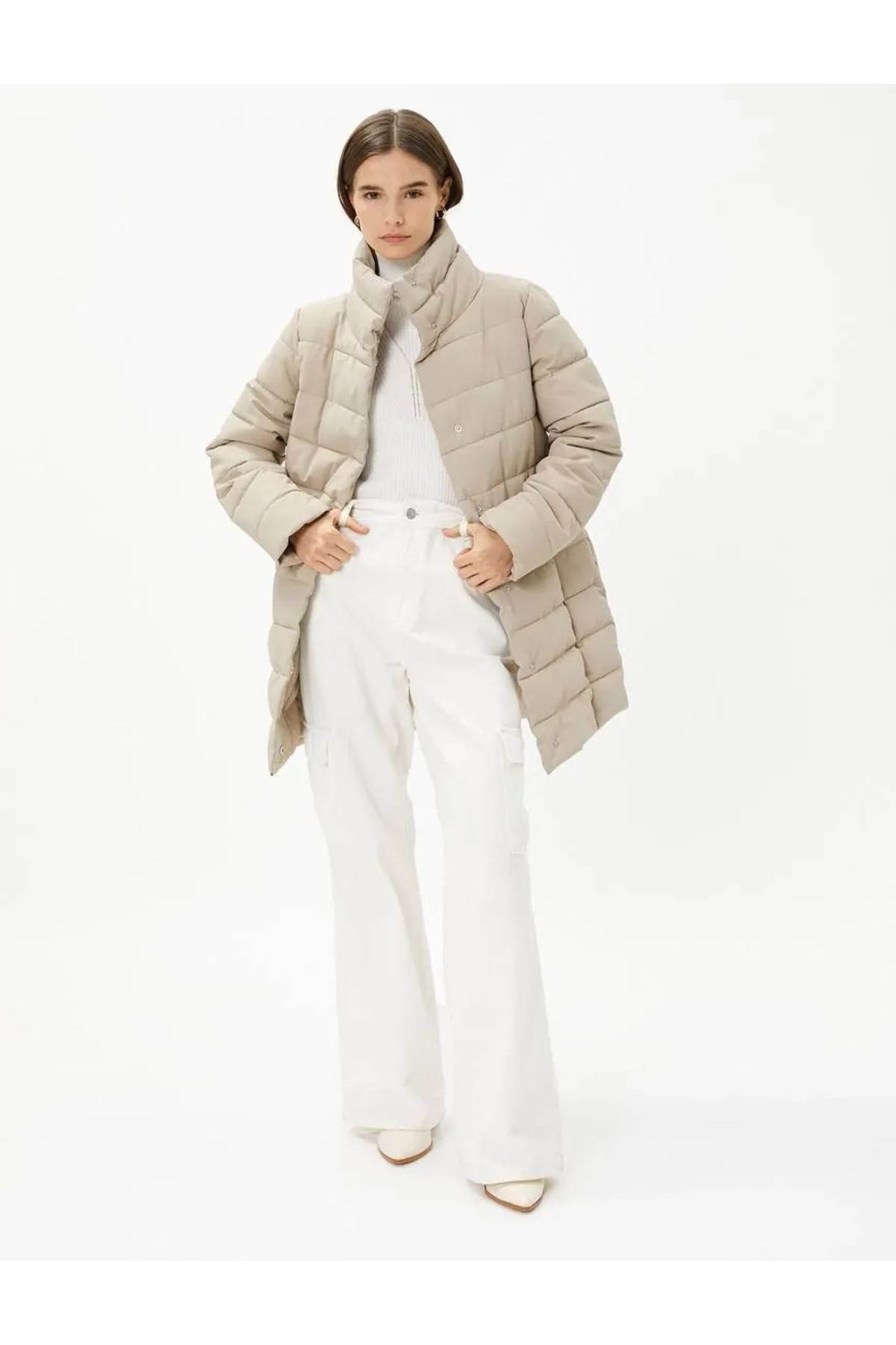 بست یقه پایه ژاکت پف دار Relax Fit