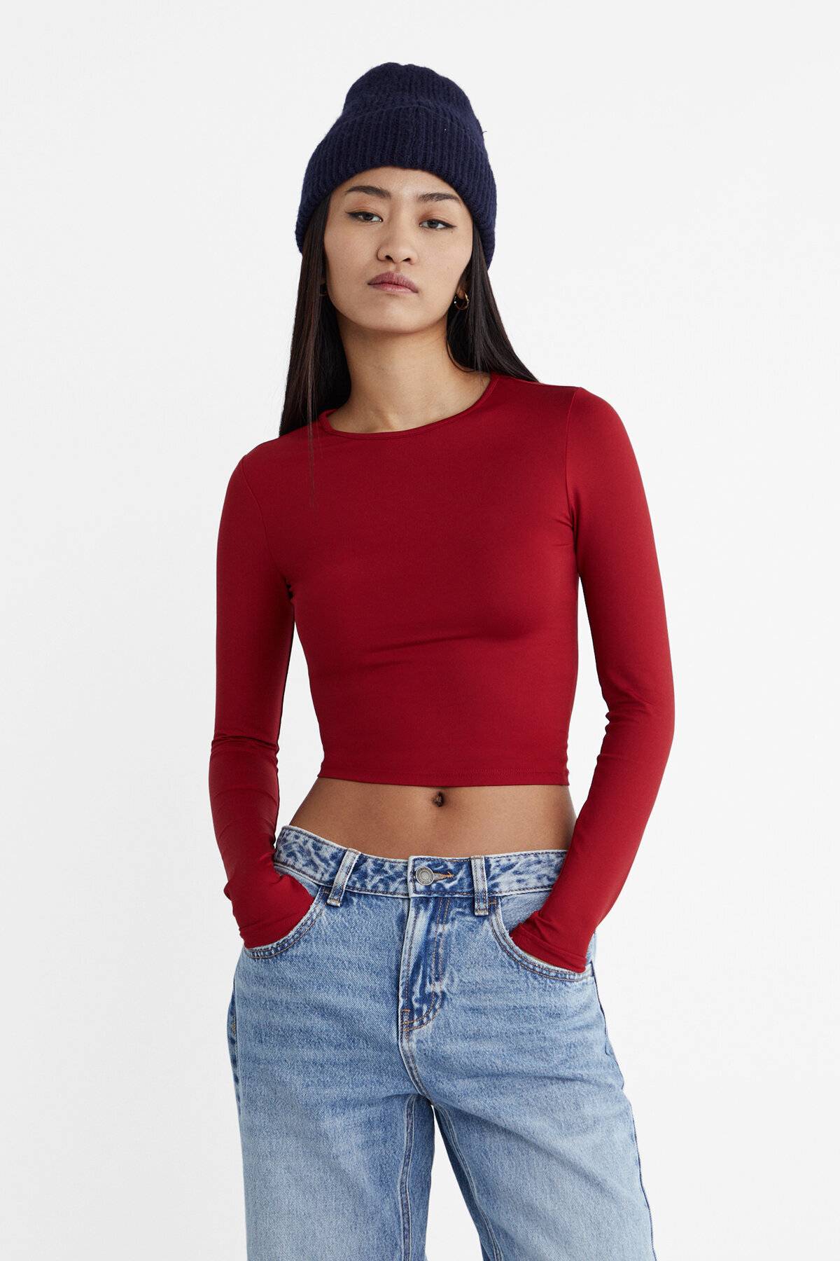 تیشرت پلی آمید آستین بلند