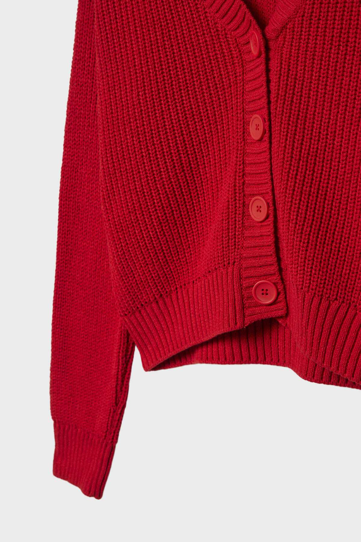 ژاکت بافتنی دکمه دار