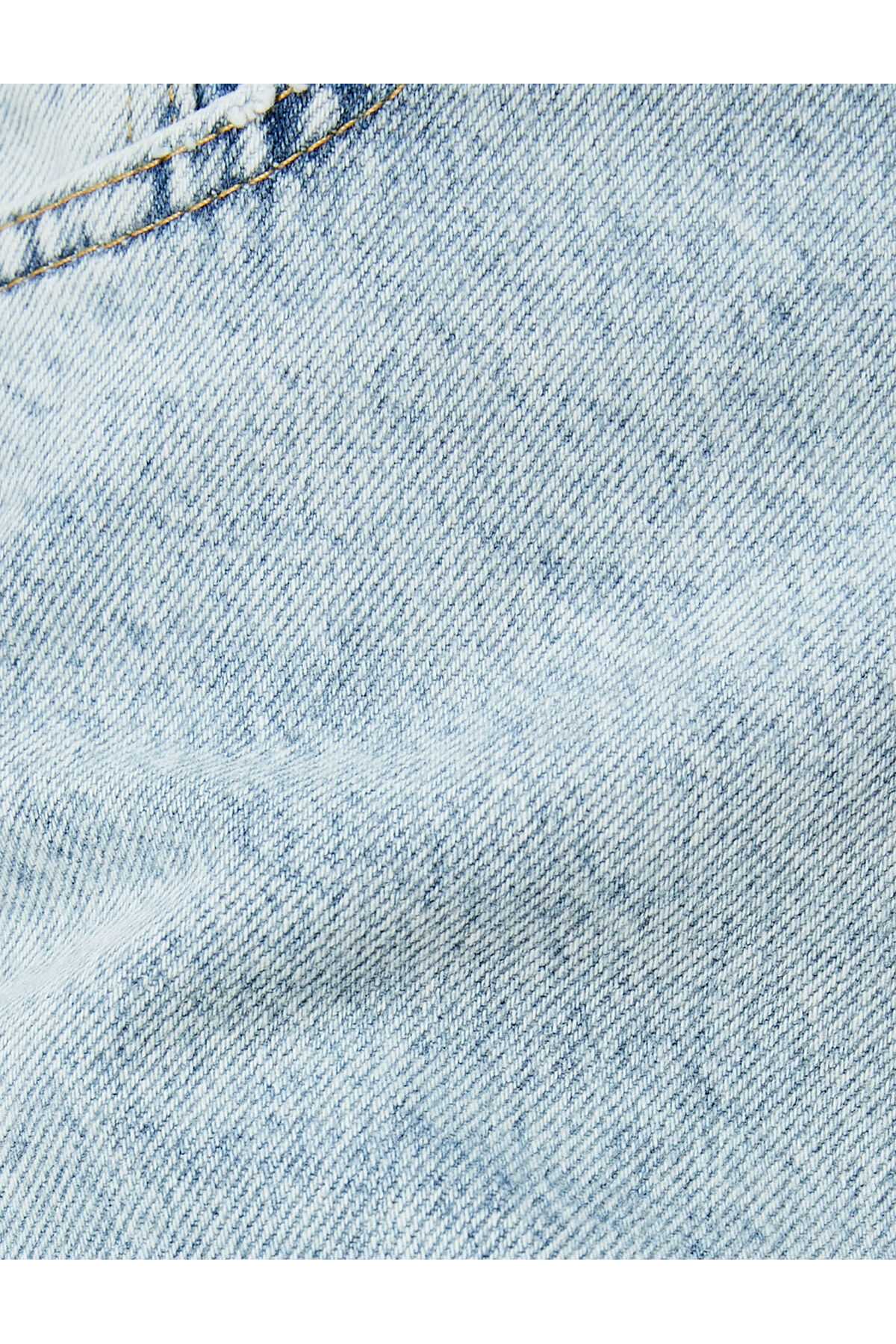 جین جین مامان فیت پنبه جیبی استاندارد - مامان جین