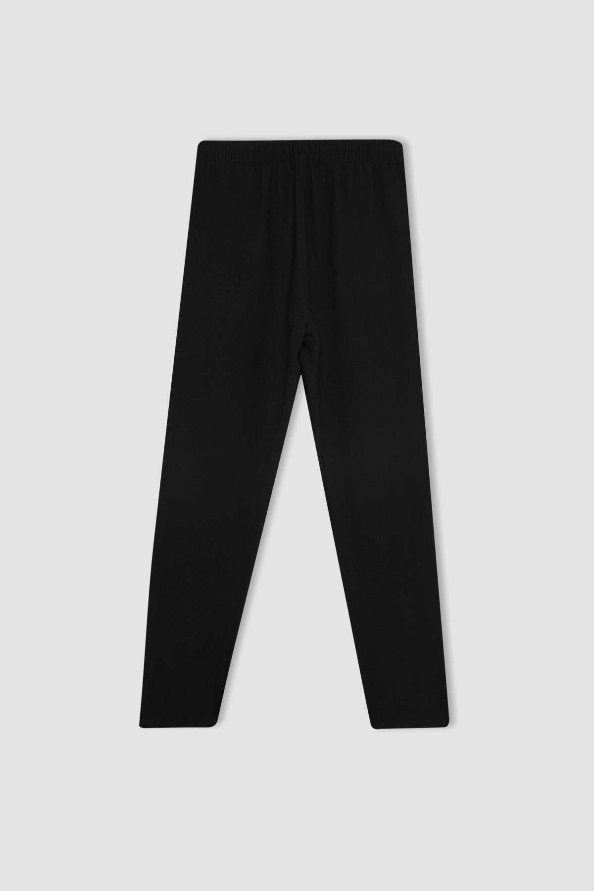 شلوار کتانی کمر بلند با جیب های جاگر