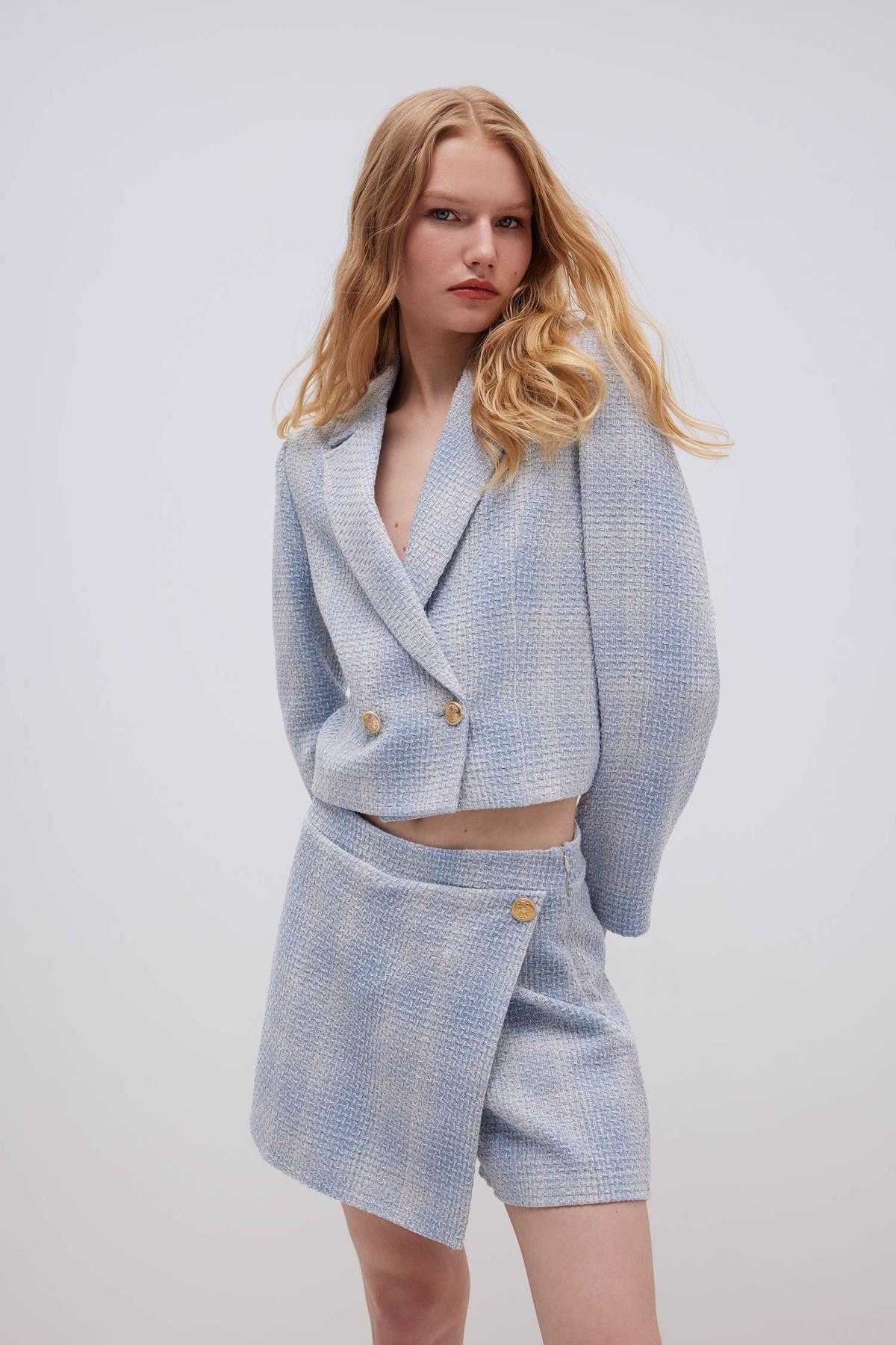 ژاکت ژاکت کراپ ژاکت تیغه بلیزر