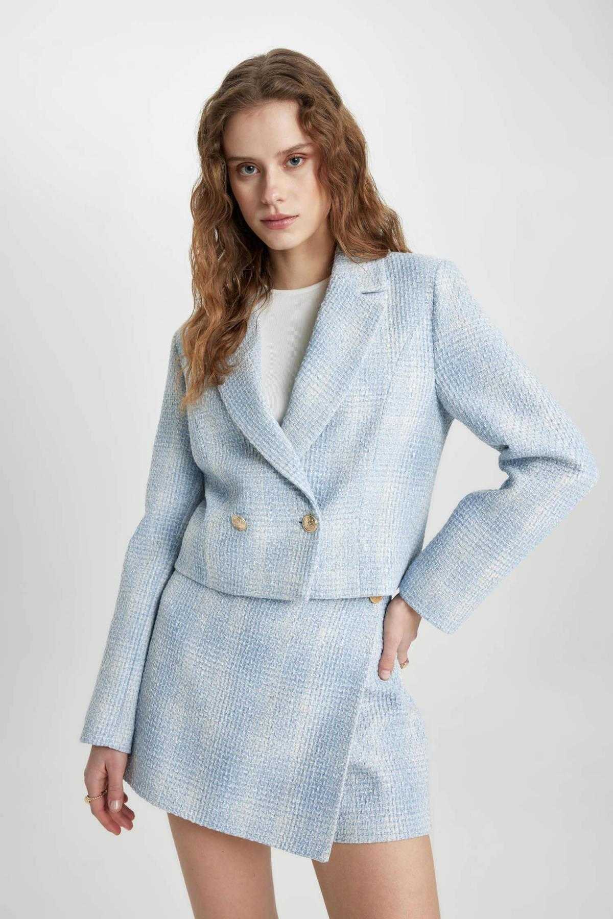 ژاکت ژاکت کراپ ژاکت تیغه بلیزر