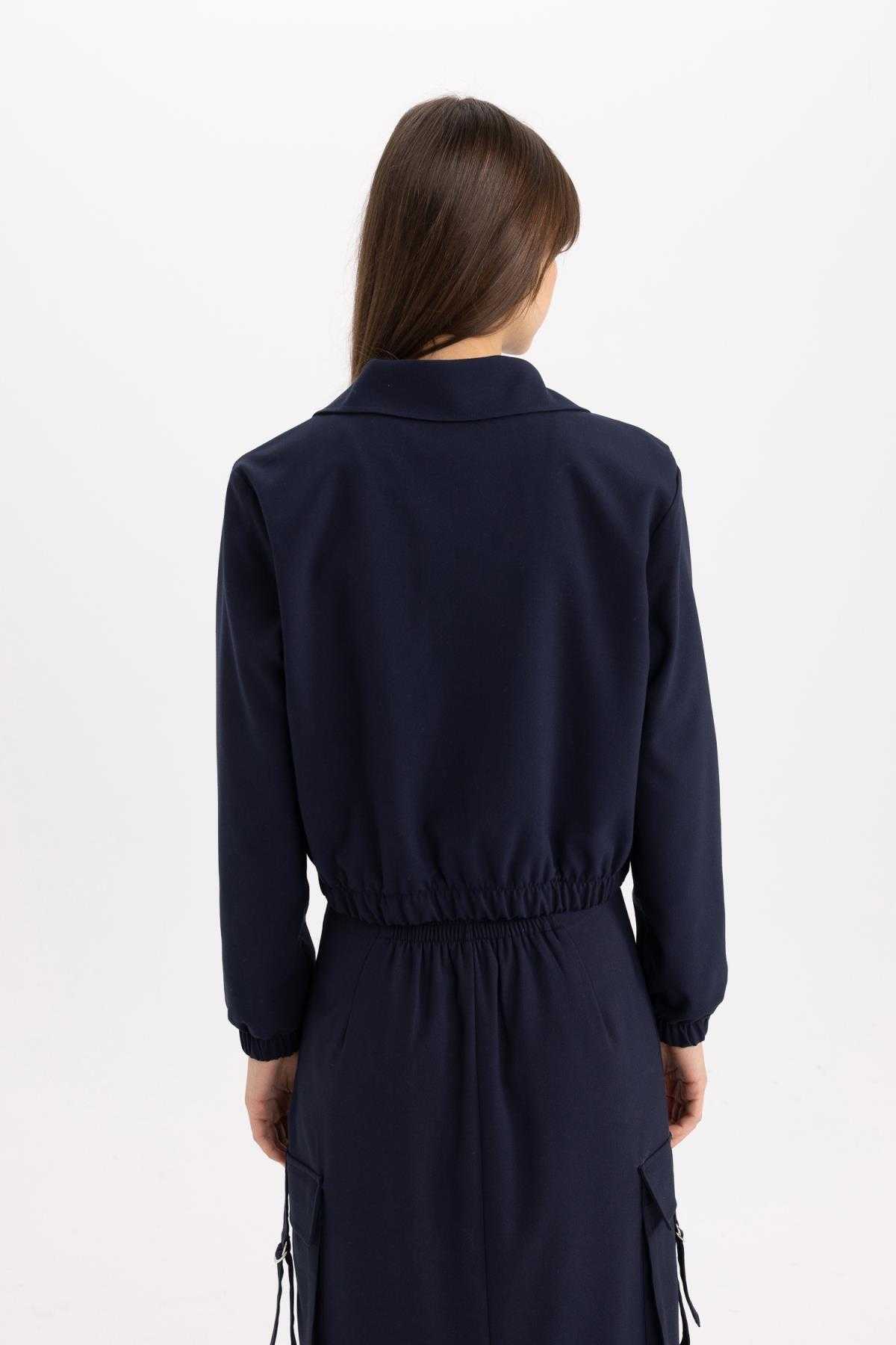 کت یقه پولو فیت ریلکس