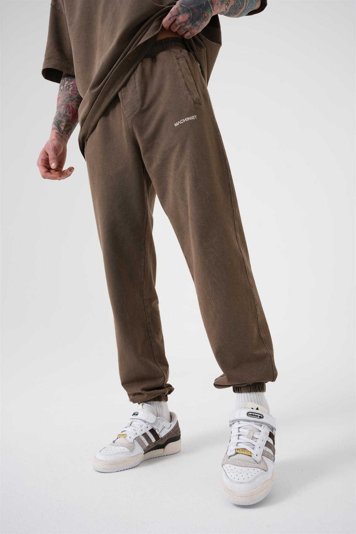 شلوار ورزشی معمولی و لوکس قابل شستشو با رنگ قهوه ای