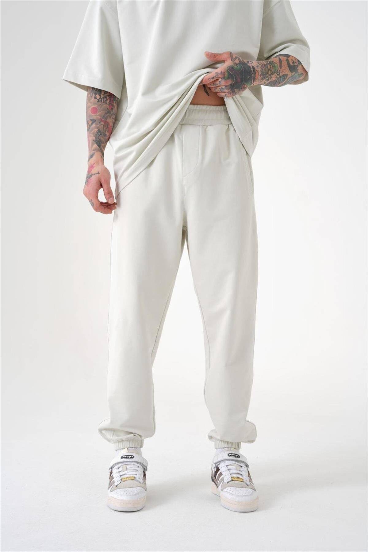 شلوار ورزشی ساده مردانه نارنجی جوگر