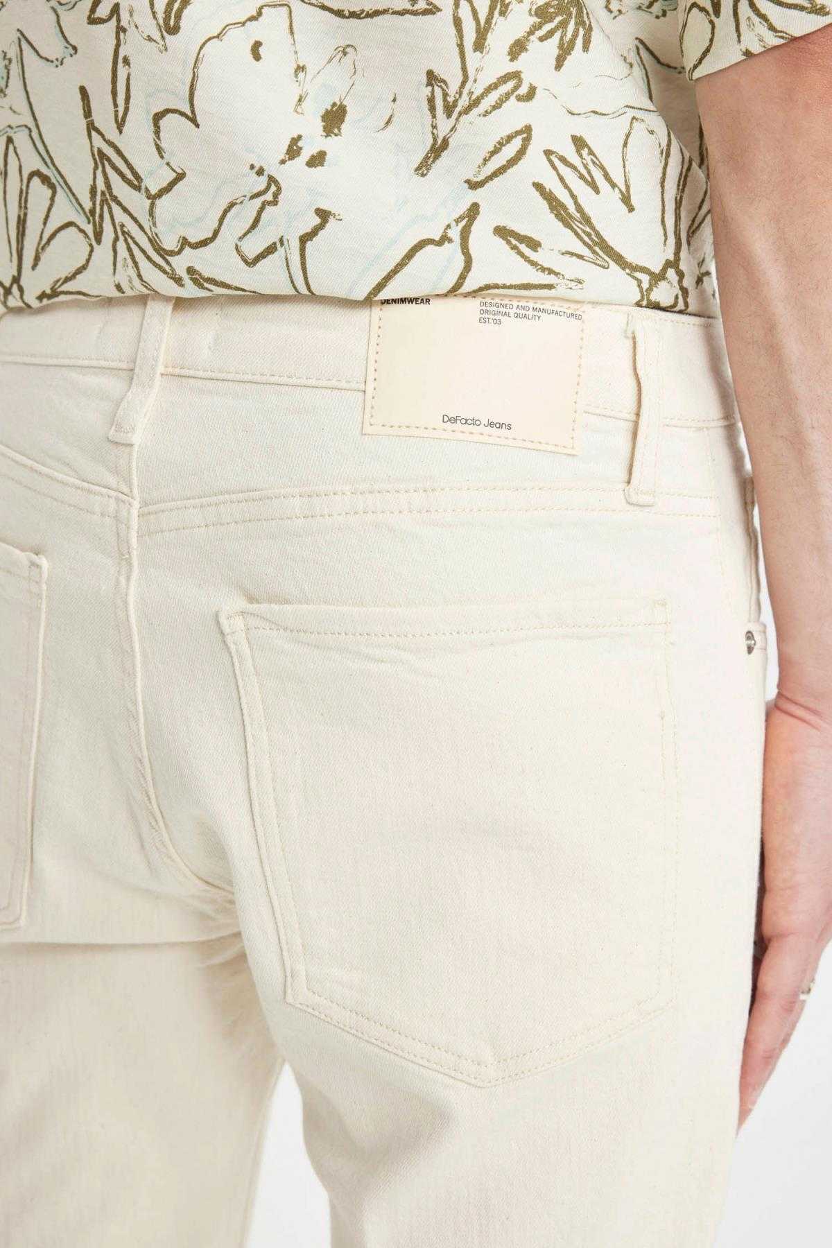 شلوار جین ساق مخروطی باریک و باریک و باریک