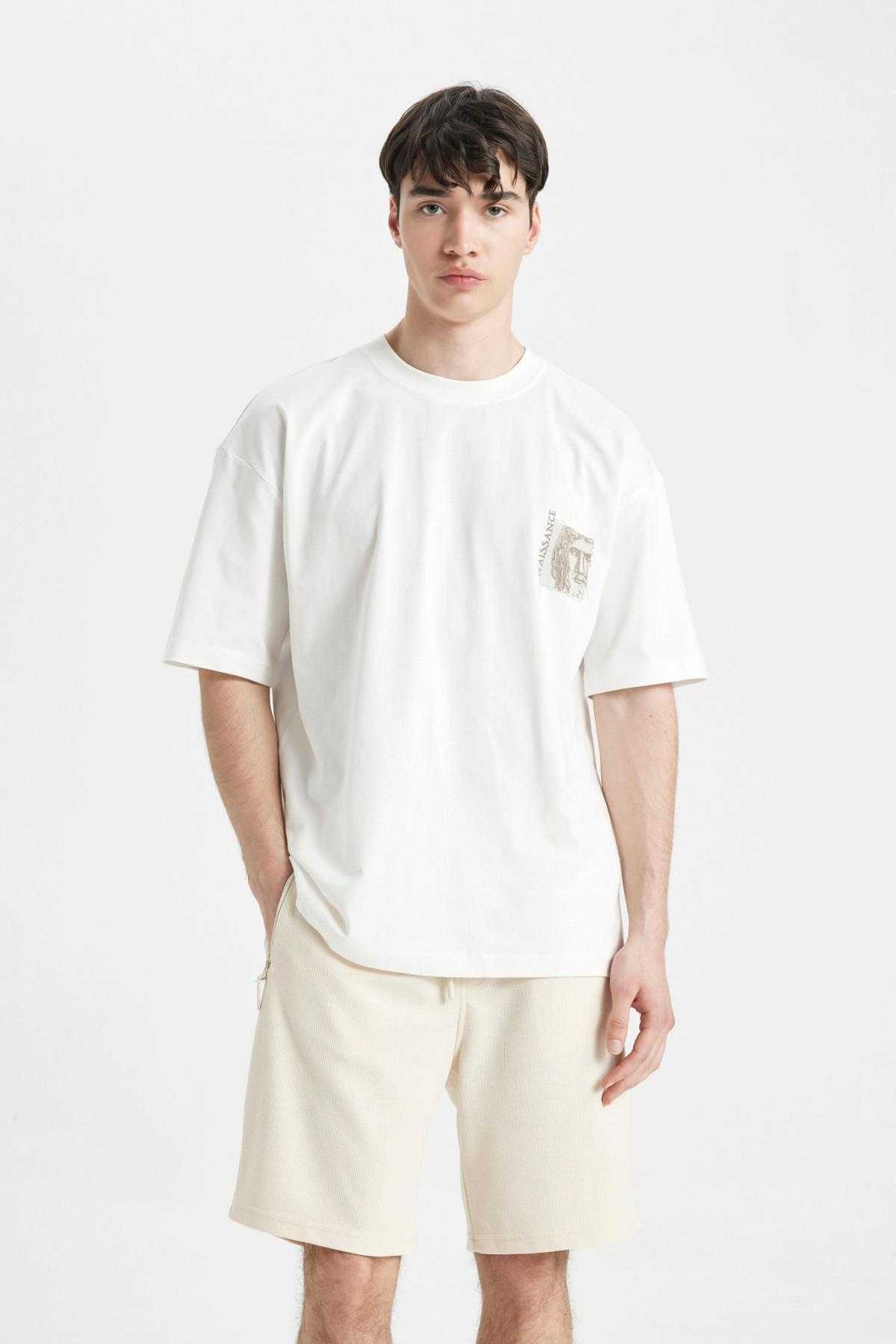 شلوارک ساق پای راست با تناسب منظم