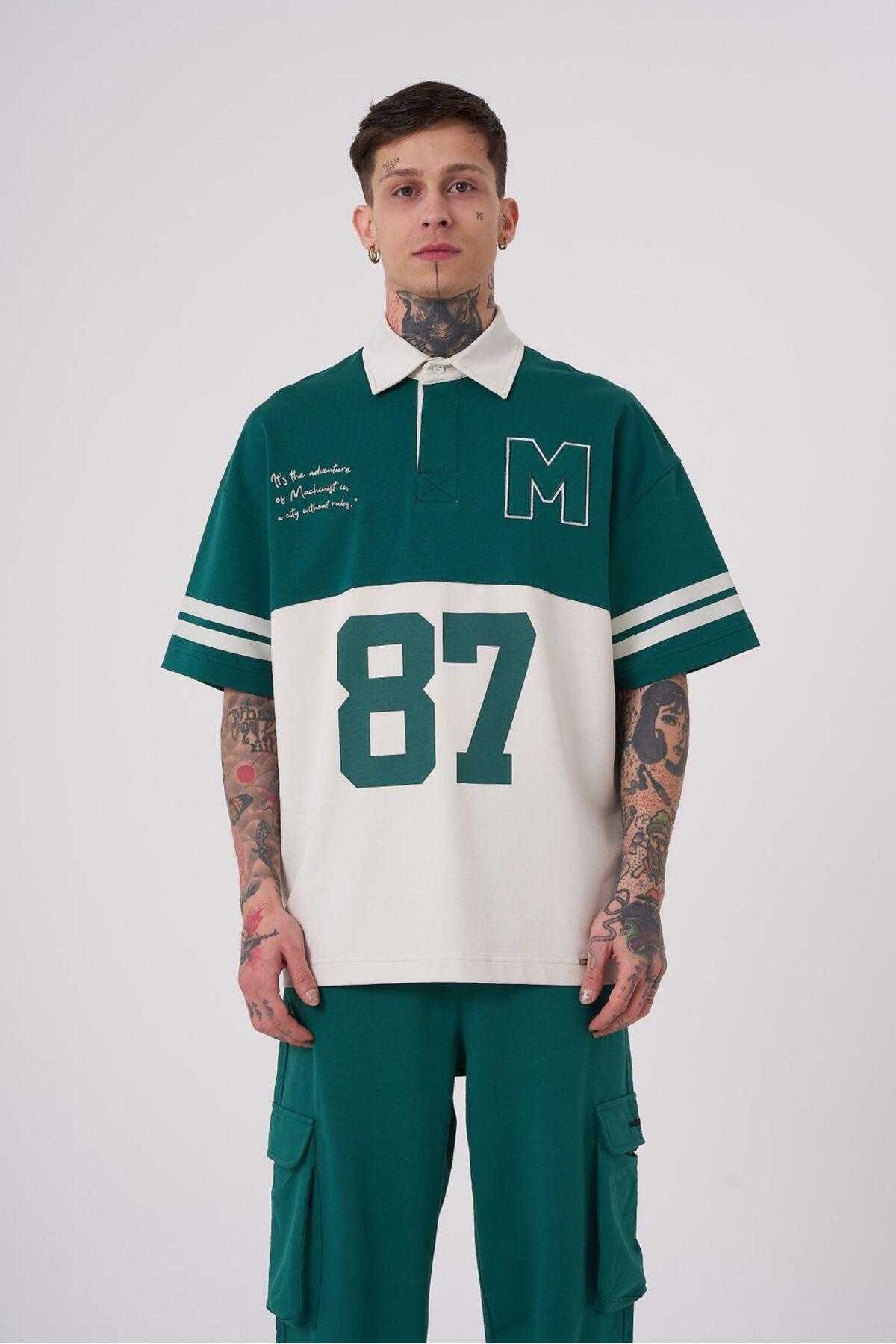 تیشرت مردانه یقه قهوه ای یقه پولو 87 تکه