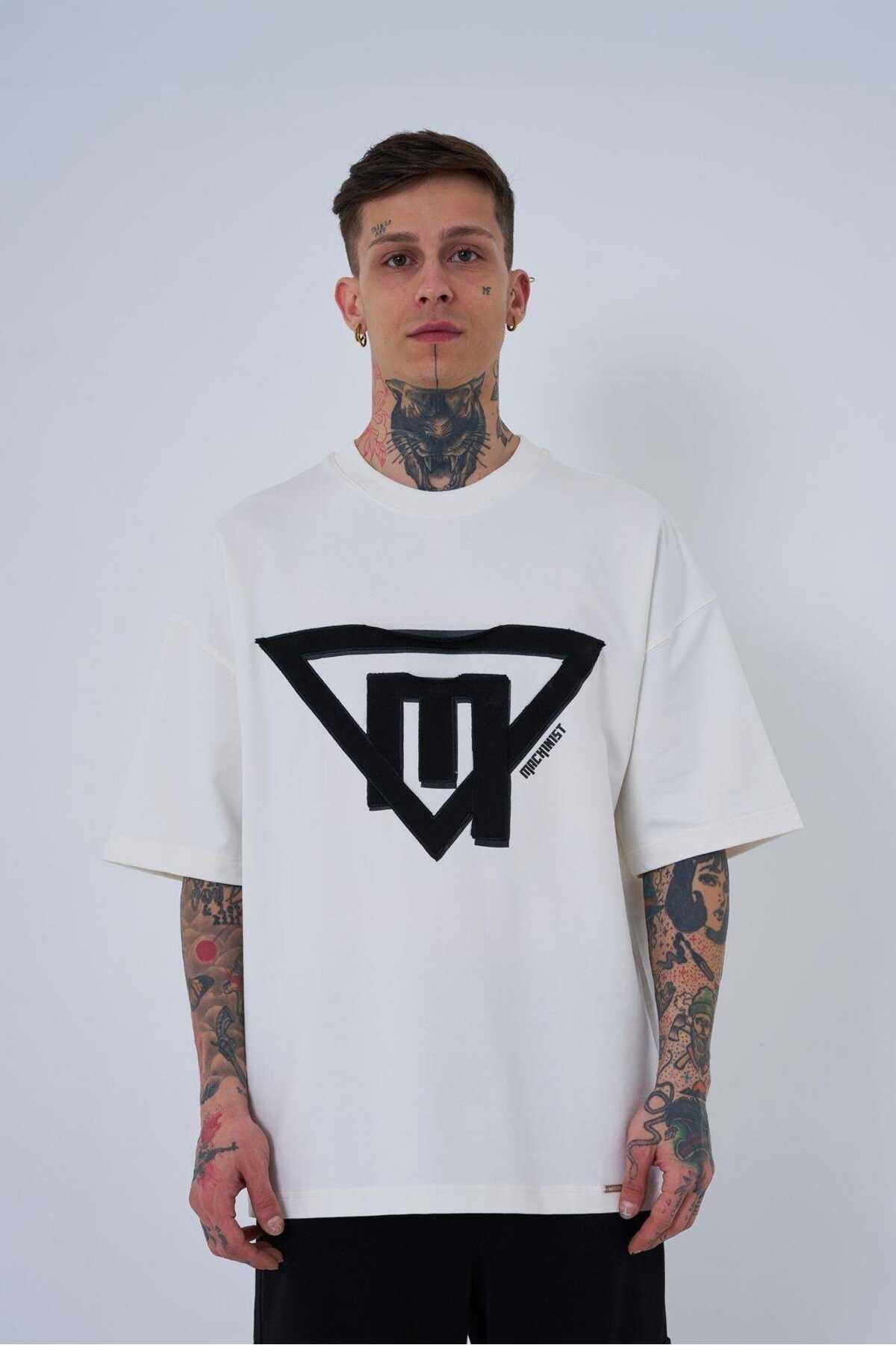 تیشرت مردانه سه گانه قهوه ای چاپ شده