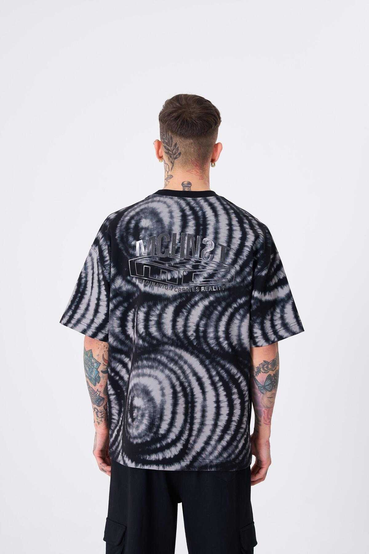 تیشرت سبز بنزینی چاپ تخیل مردانه