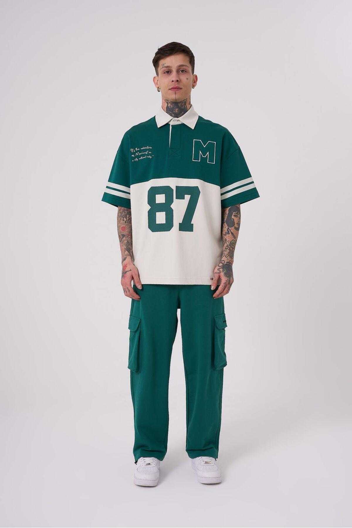 تیشرت مردانه یقه قهوه ای یقه پولو 87 تکه