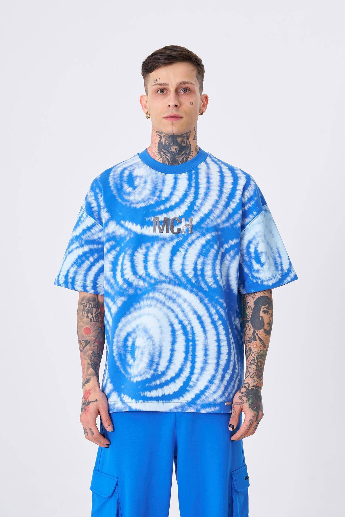 تیشرت سبز بنزینی چاپ تخیل مردانه