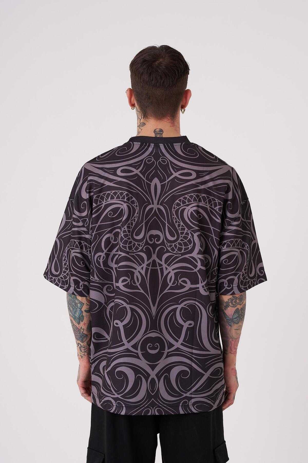 تیشرت مردانه مشکی چاپ شورش