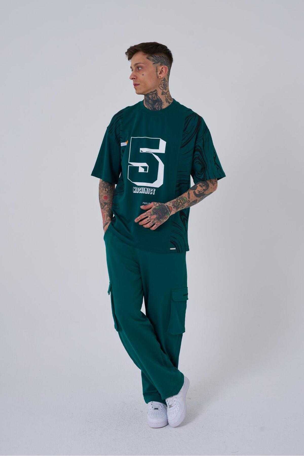 تیشرت مردانه اکرو سایز چاپ شده شماره 5