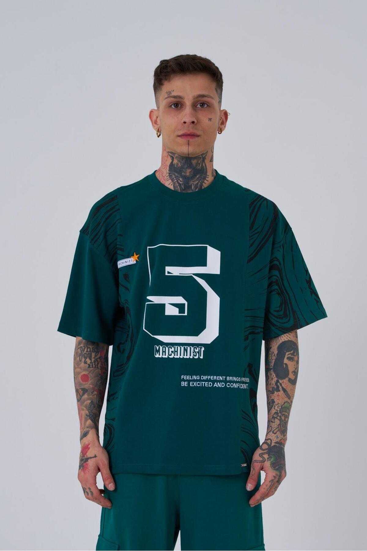 تیشرت مردانه اکرو سایز چاپ شده شماره 5