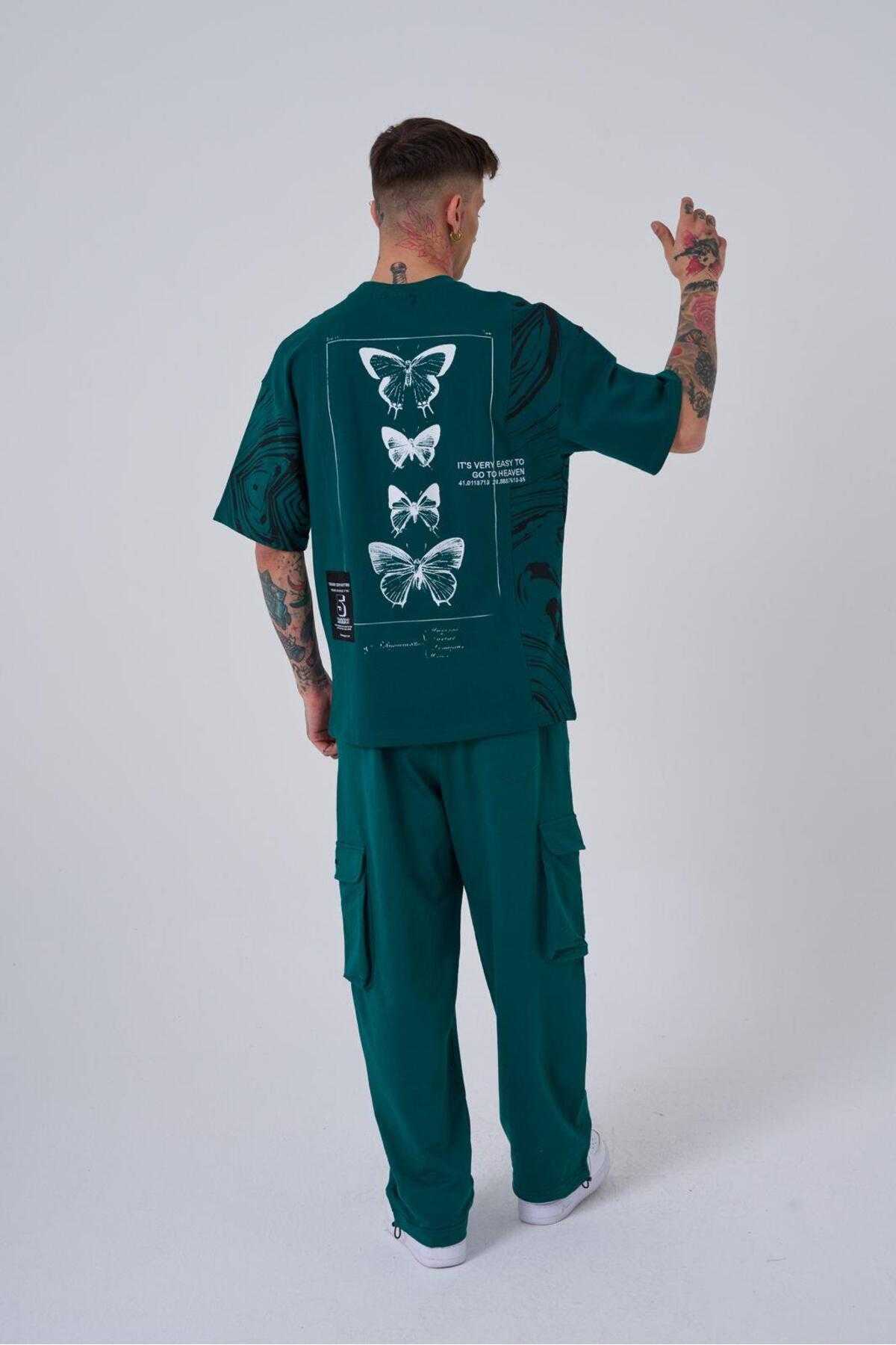 تیشرت مردانه اکرو سایز چاپ شده شماره 5