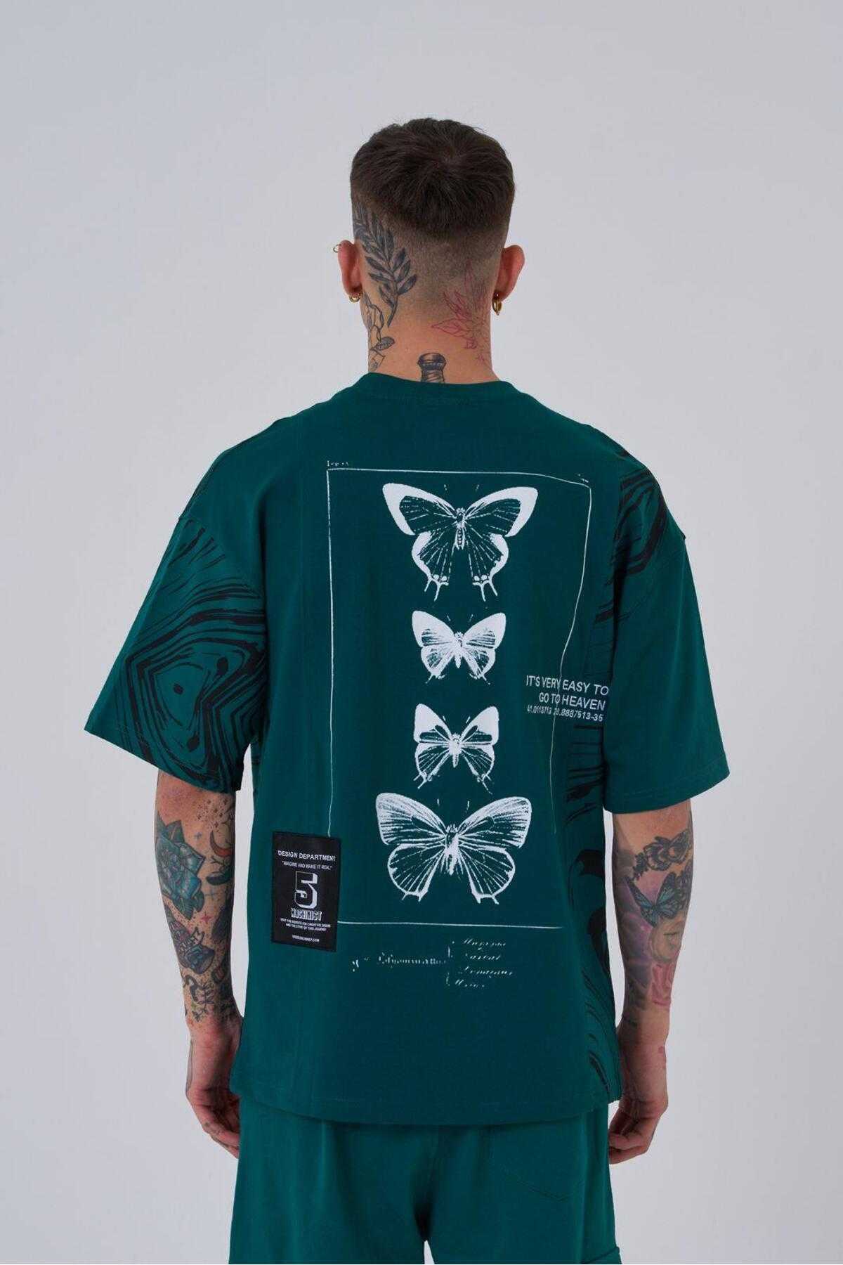 تیشرت مردانه اکرو سایز چاپ شده شماره 5