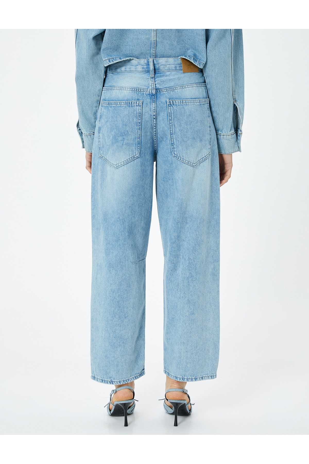 جین بالون فیت بزرگ با جیب - Balloon Fit Jean