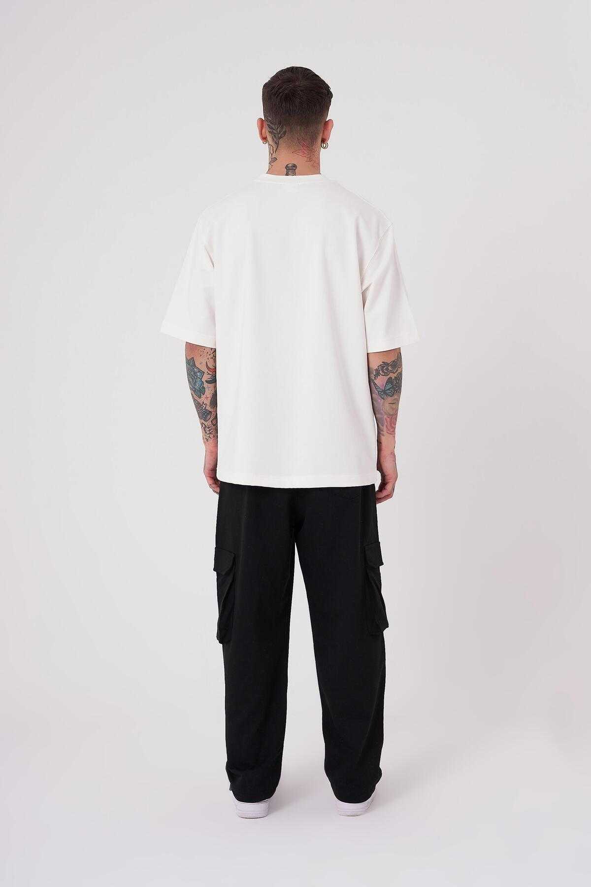 تیشرت مردانه بدون نام پایه ریلکس اکرو