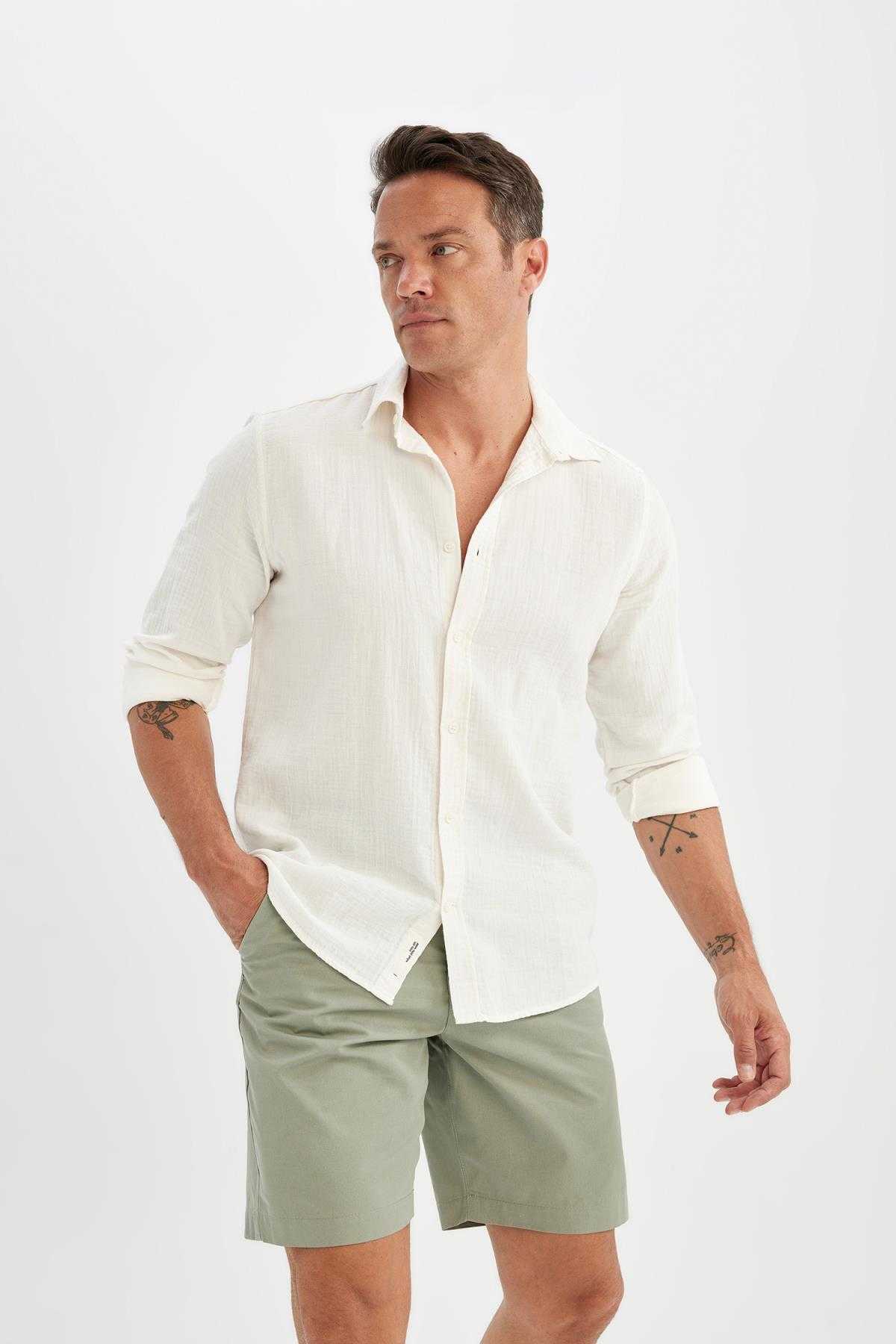 گاباردین برمودای معمولی فیت