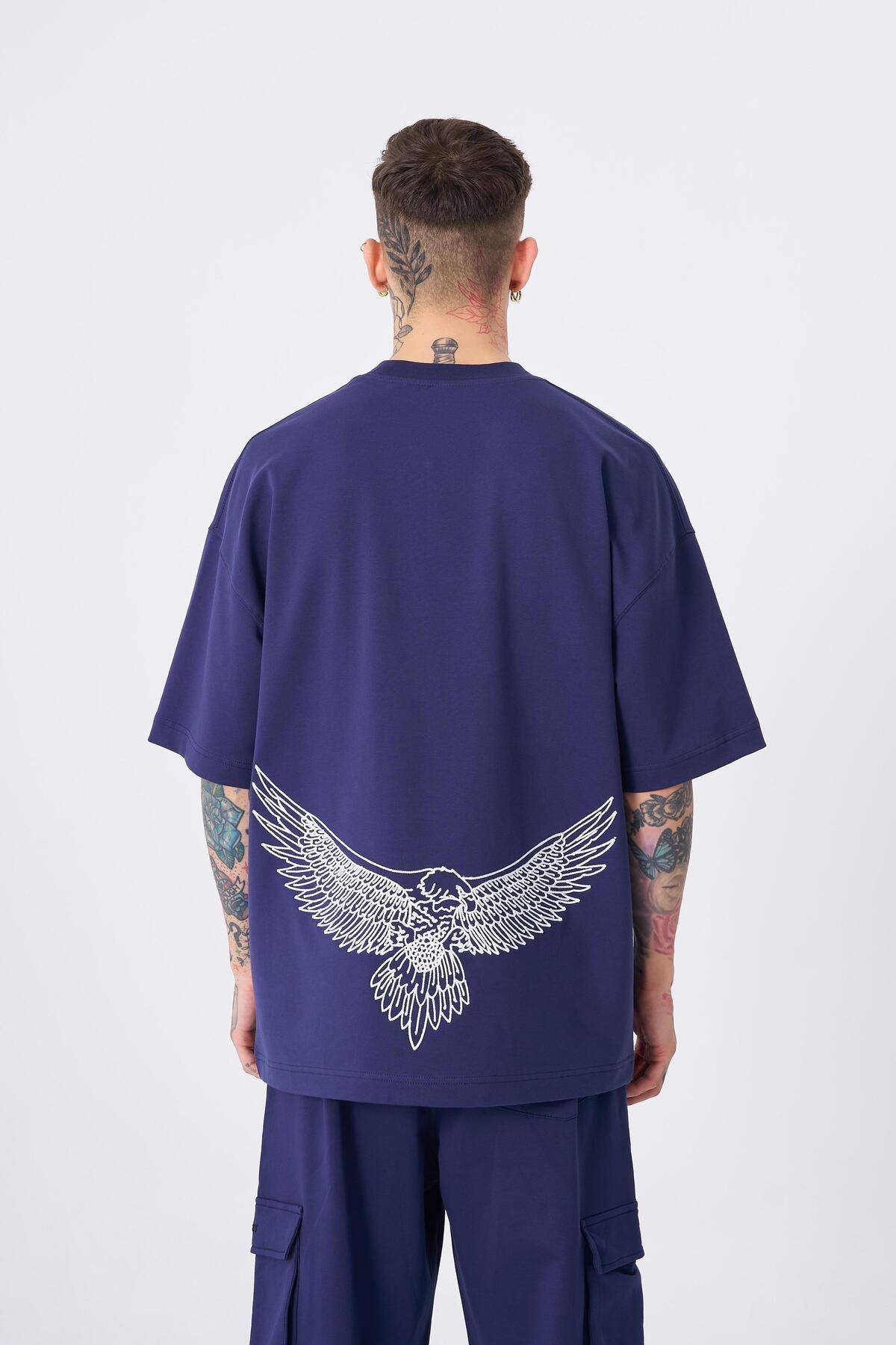 تیشرت مردانه اکرو چاپ شده عقاب