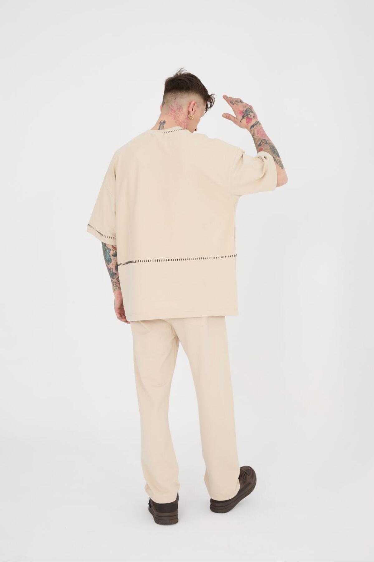 تیشرت اکرو سایز دوخت پتوی مردانه