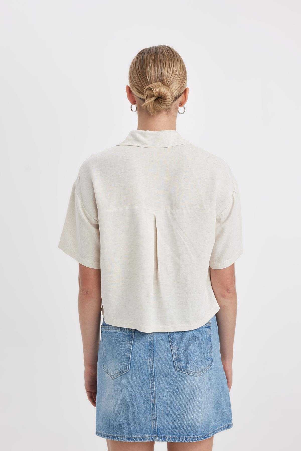 پیراهن آستین کوتاه با سایز بزرگ