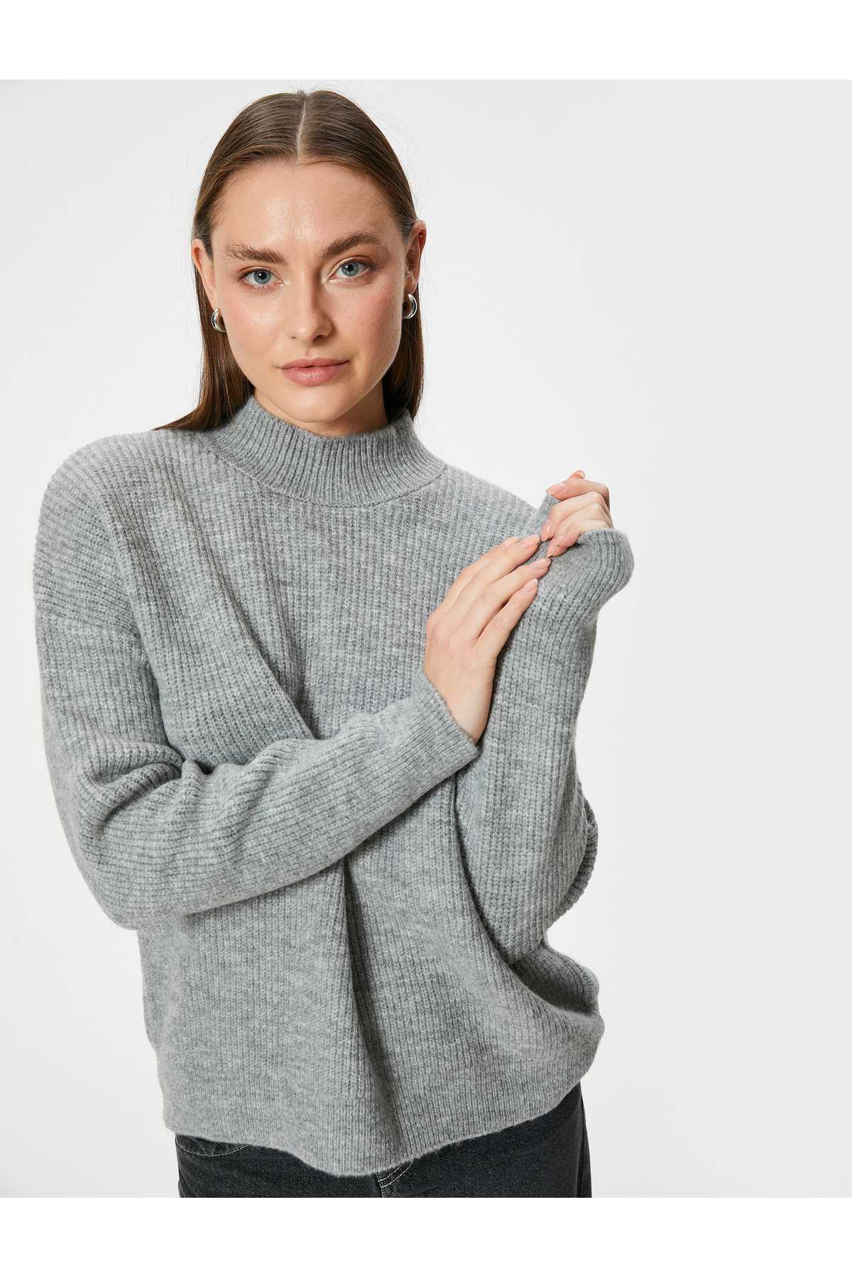 ژاکت اور سایز پایه یقه بلند