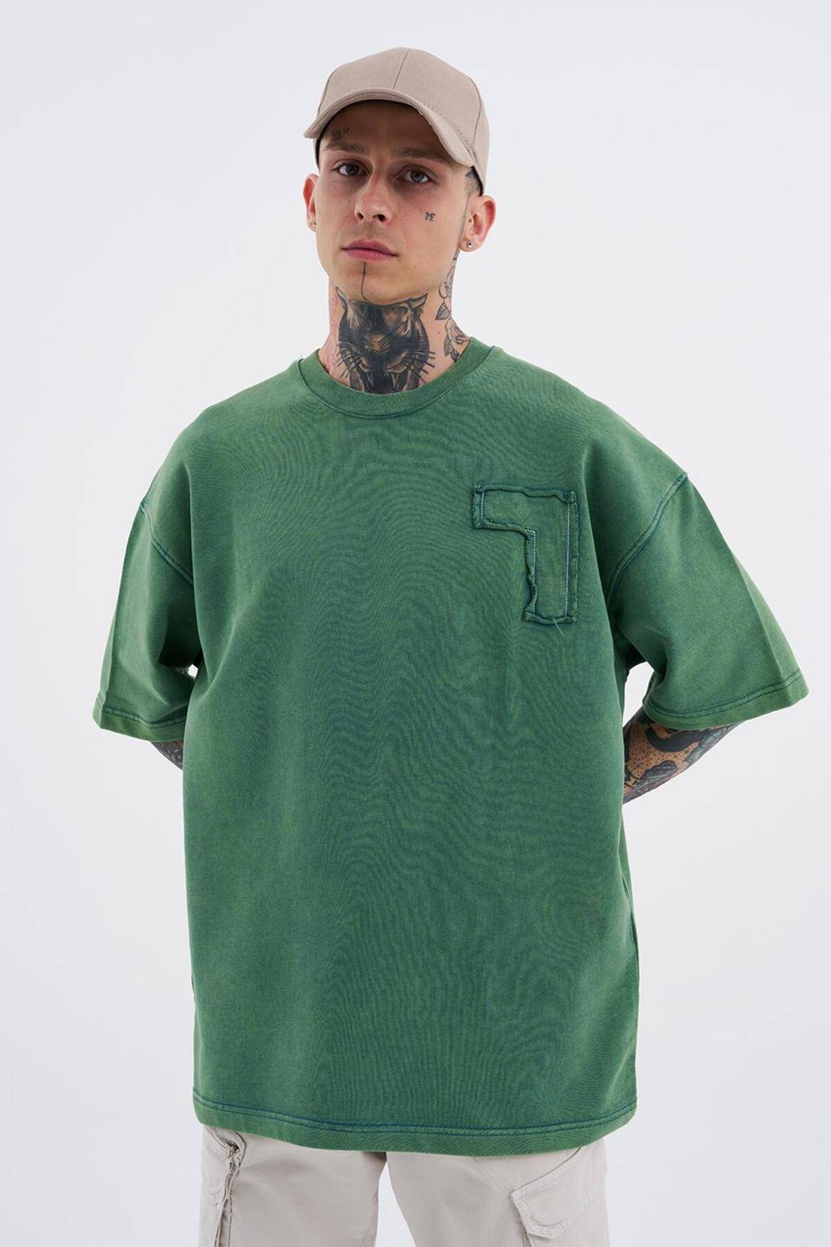 تیشرت ابری نیلی سایز بزرگ مردانه Be Bold Be You قابل شستشو