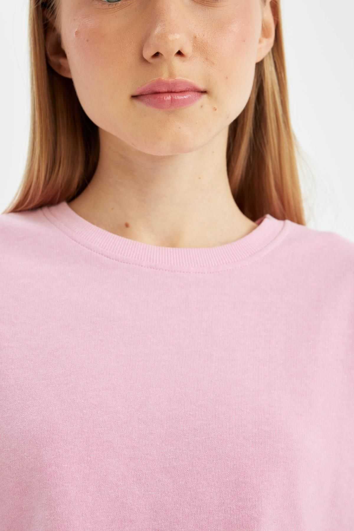 تیشرت آستین کوتاه پارچه ای ضخیم و گشاد