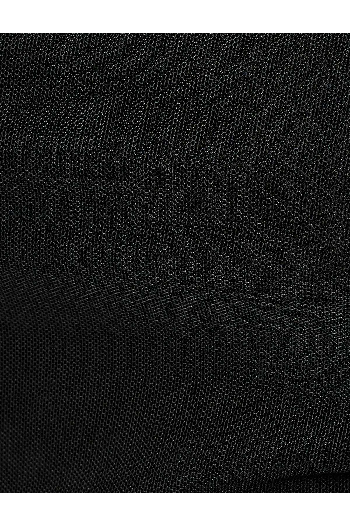 لباس شب مینی با یقه مدونا باریک