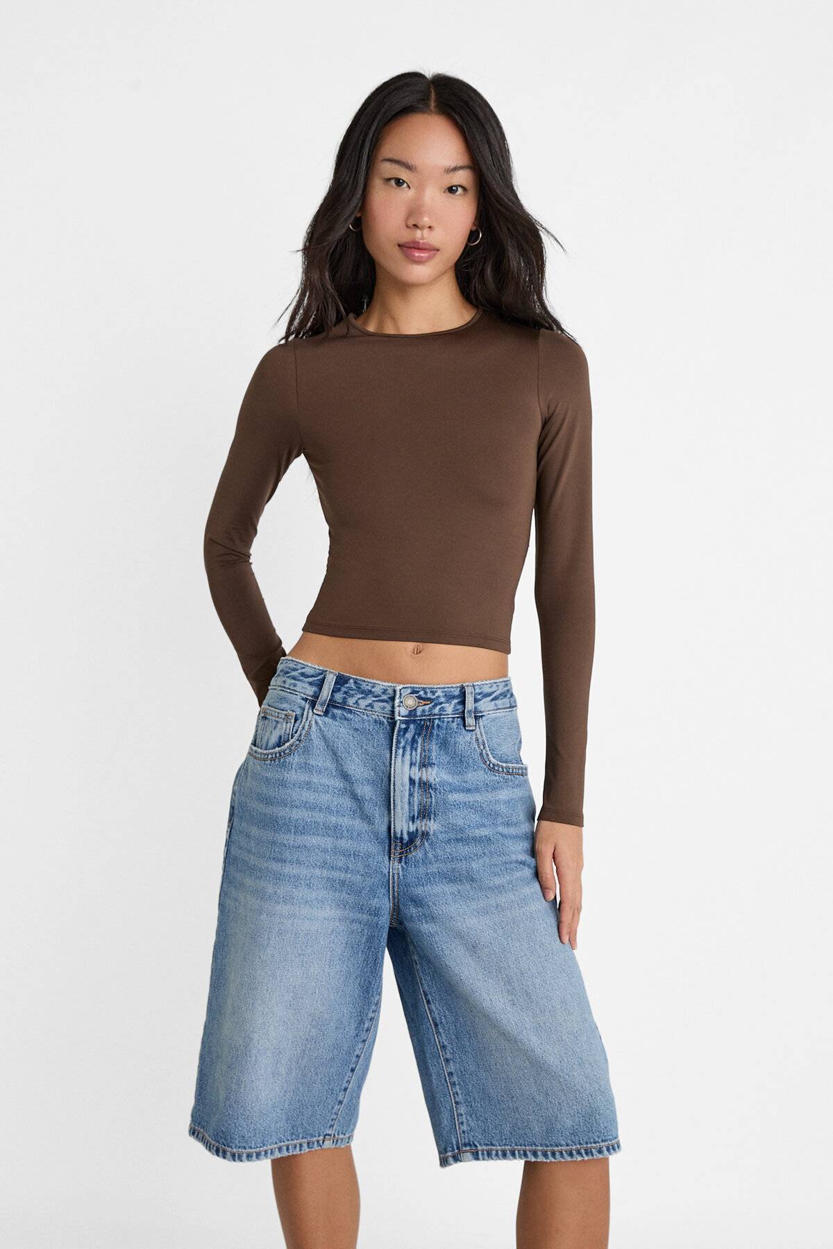 تیشرت پلی آمید آستین بلند