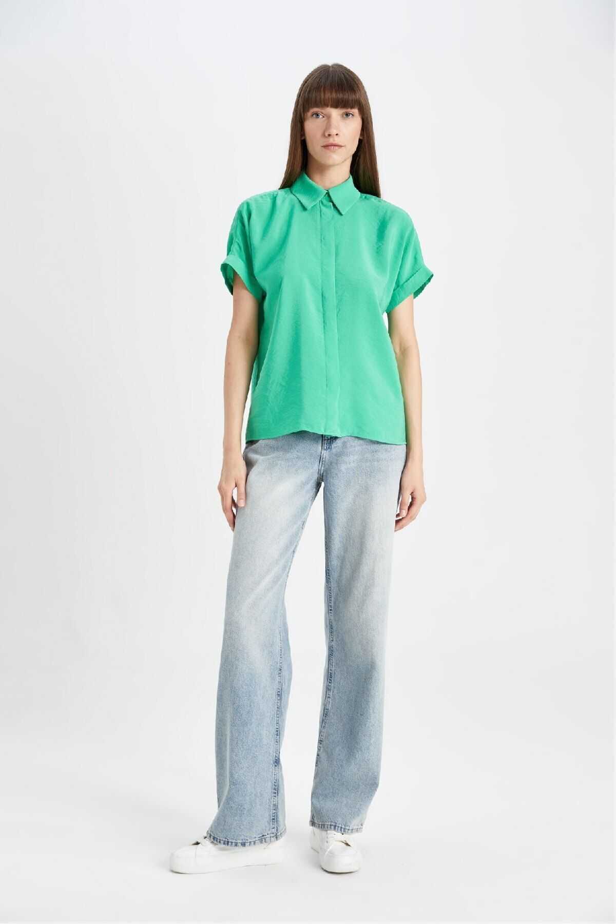 پیراهن آستین کوتاه سایز Fit D3068x24sm