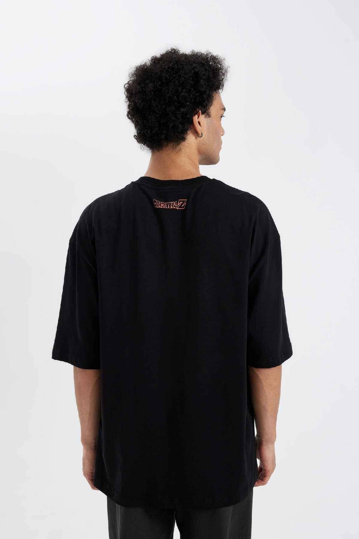 تیشرت آستین کوتاه با یقه گشاد اژد بال