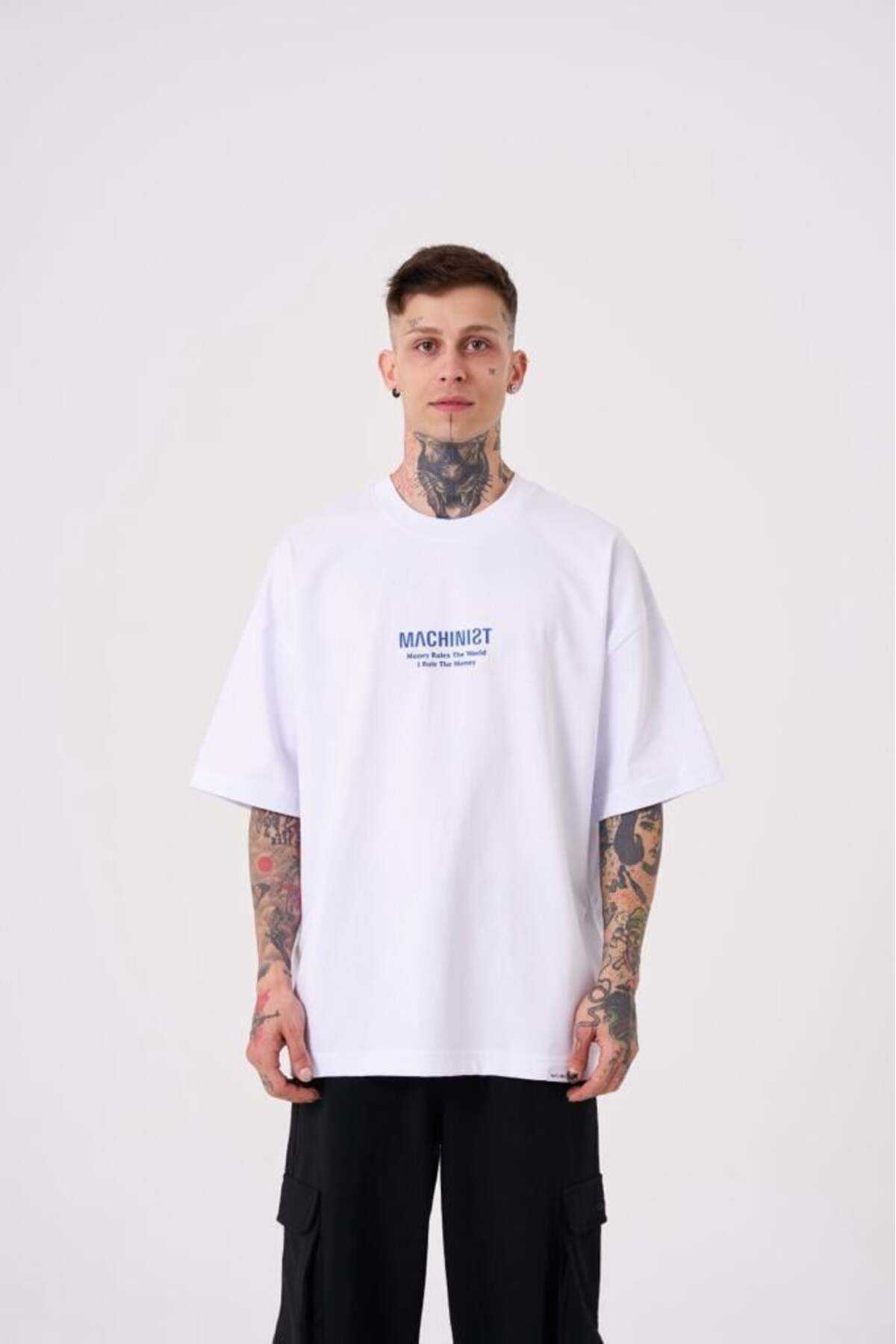 تیشرت مردانه نقش پولی چاپ شده سایز بزرگ سبز روشن