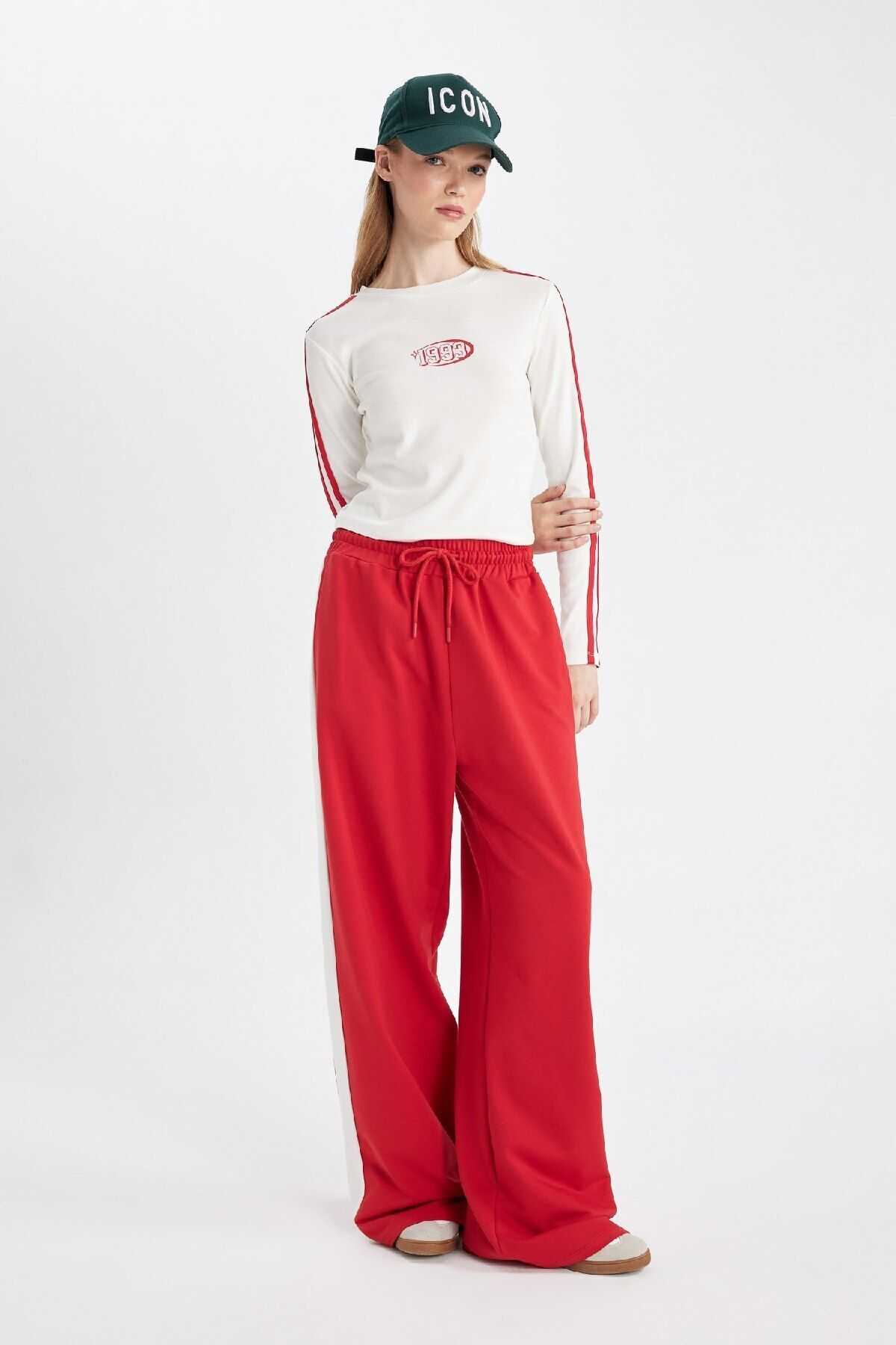 تیشرت آستین بلند آجدار شیک