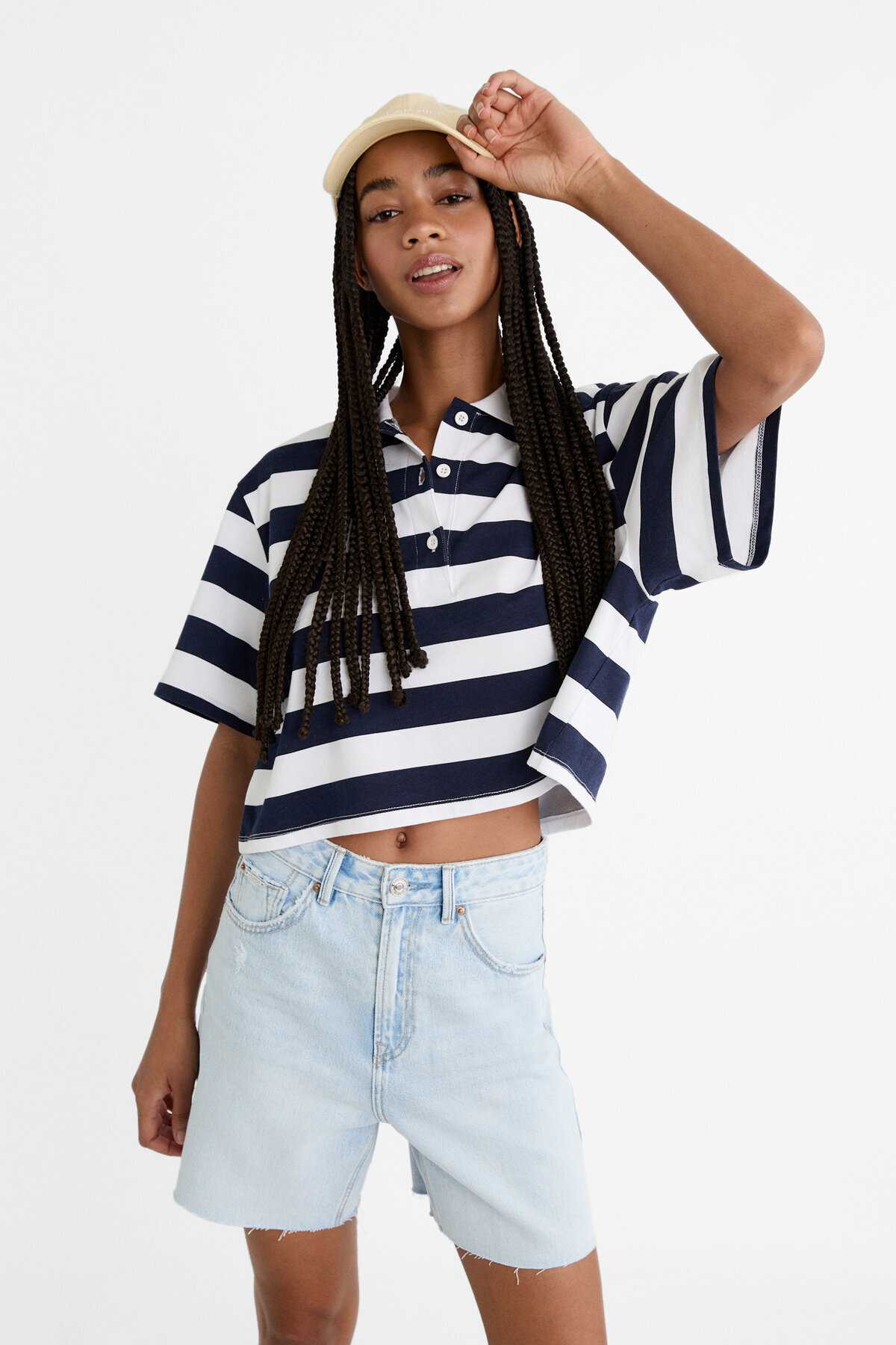 شورت جین بلند زنانه اکرو