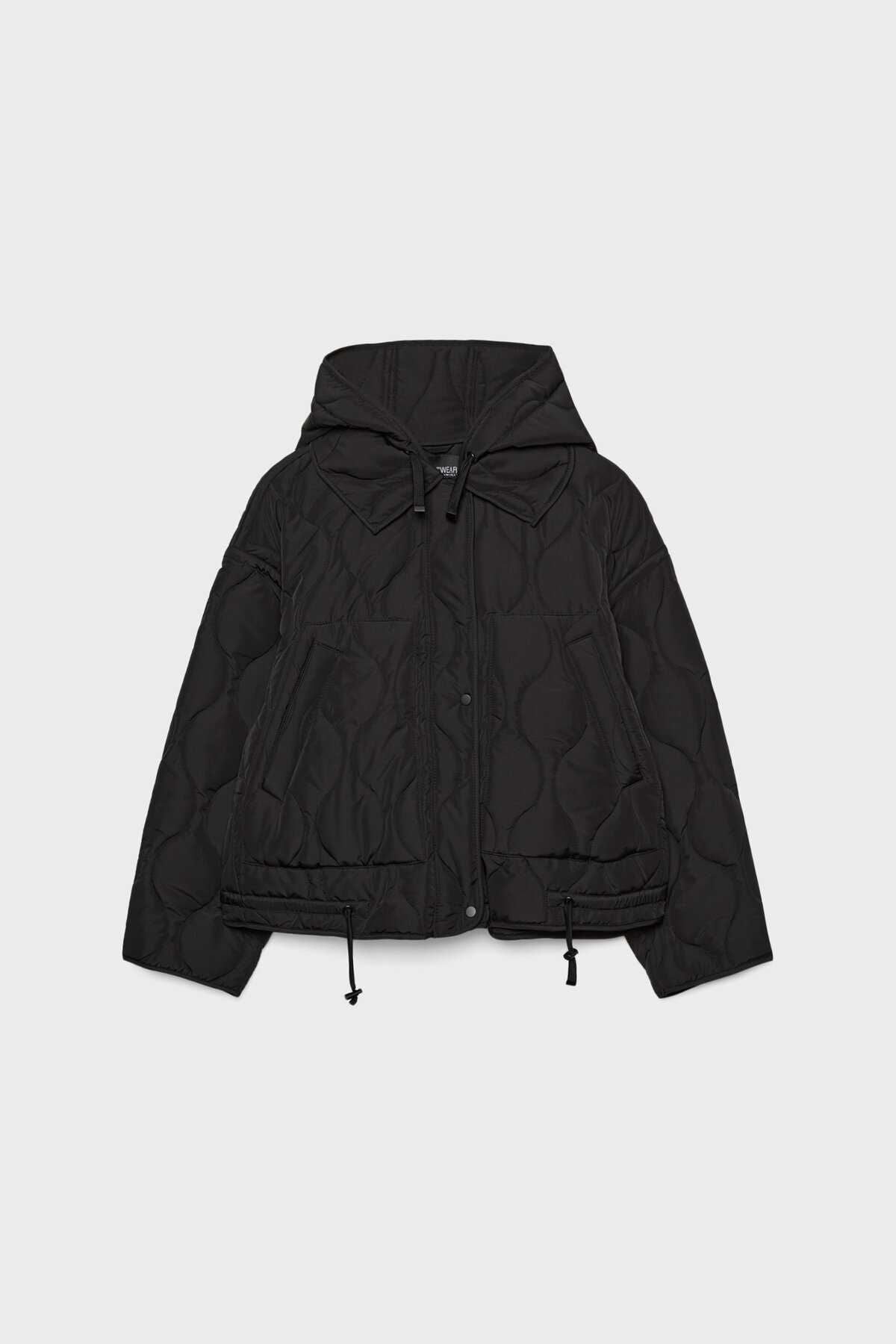 ژاکت پفی کلاهدار