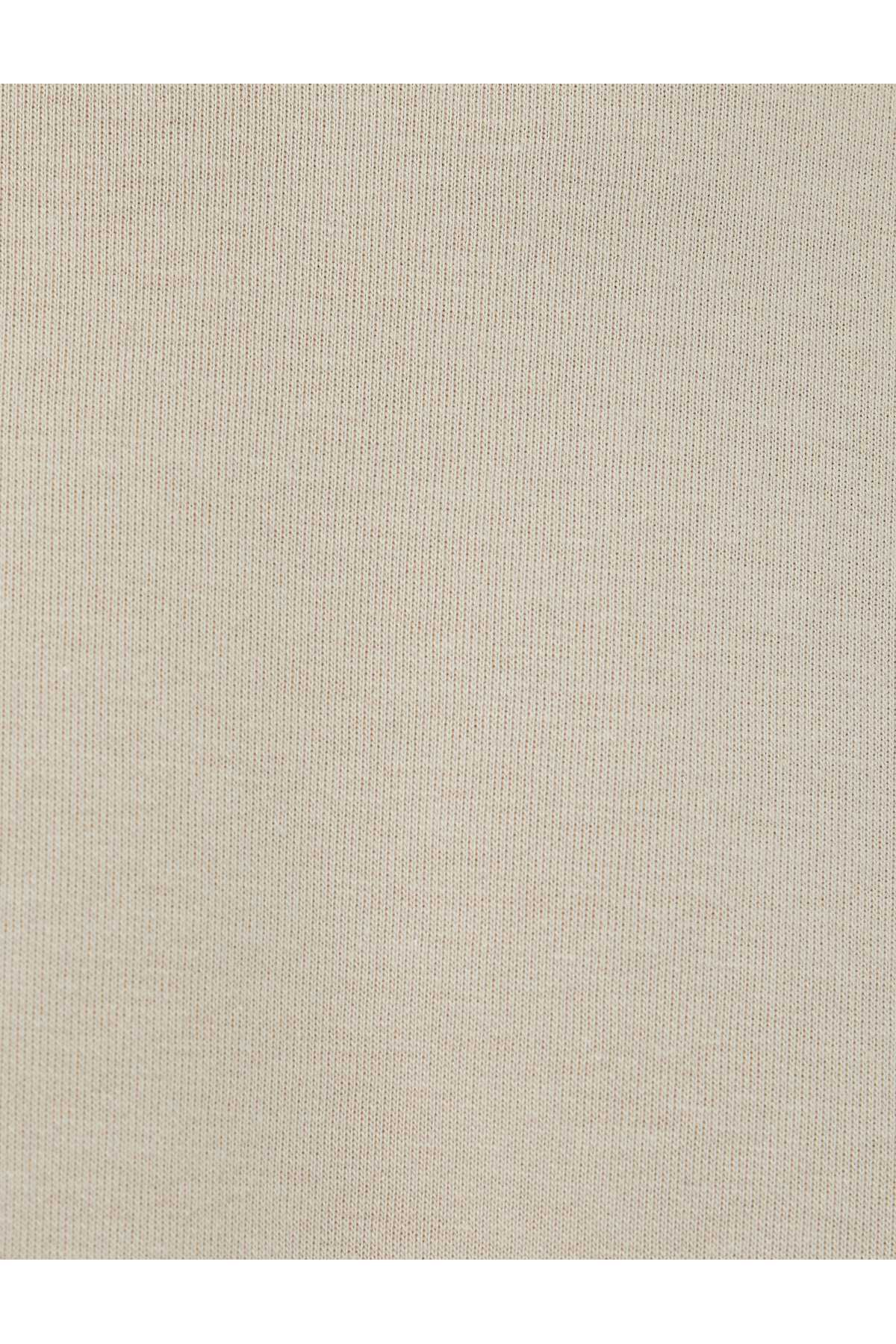 سویشرت یقه خدمه آستین بلند نخی پایه