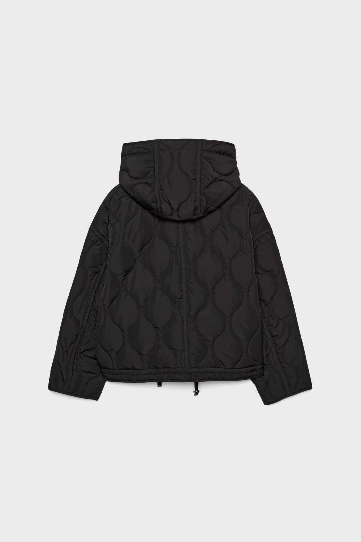 ژاکت پفی کلاهدار